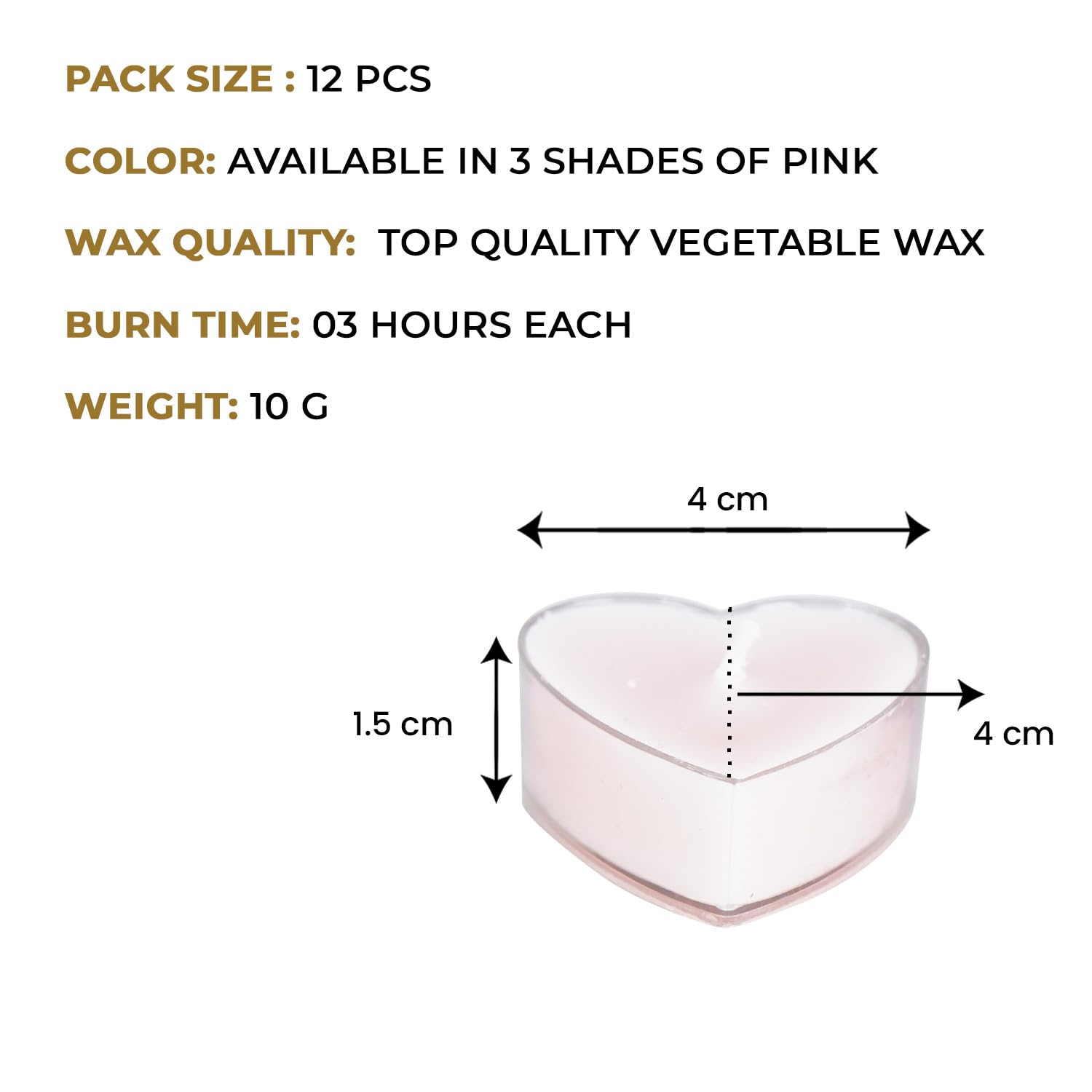 EKAM 12-Pack Heart Shaped Scented Tealight Candles - Valentine's Day Gift Set with Romantic Fragrances (Heart's Desire, Love Whisper, Crimson Kiss) | Home Decor, Wedding Favors, Romantic Dinner Ambience | 3-Hour Burn Time Each