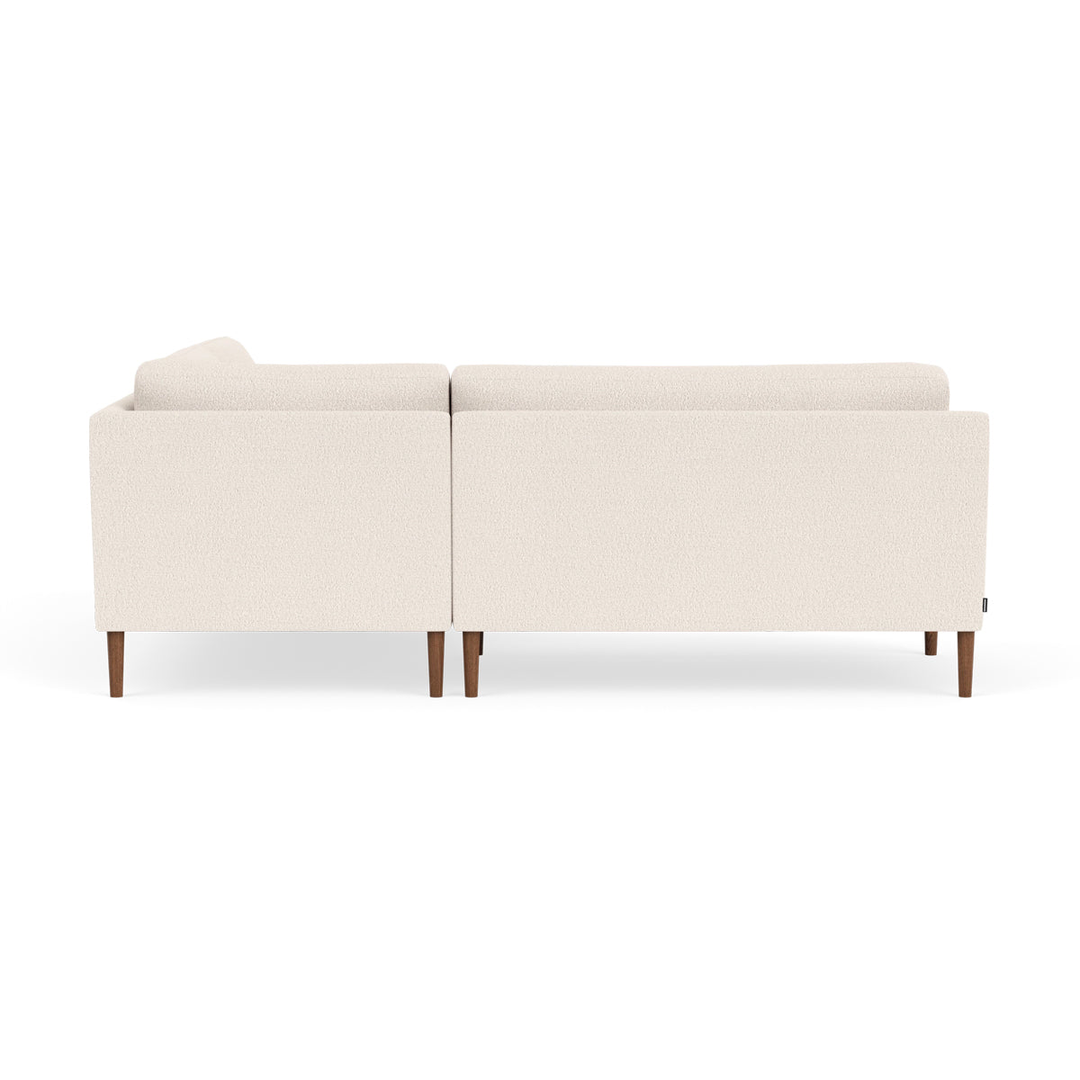 Astha Boucle Right Corner Sofa - Modern L-Shaped Sectional Couch for Living Room, Lounge & Small Spaces | Soft Upholstery, Comfortable Seating, Stylish Home Decor