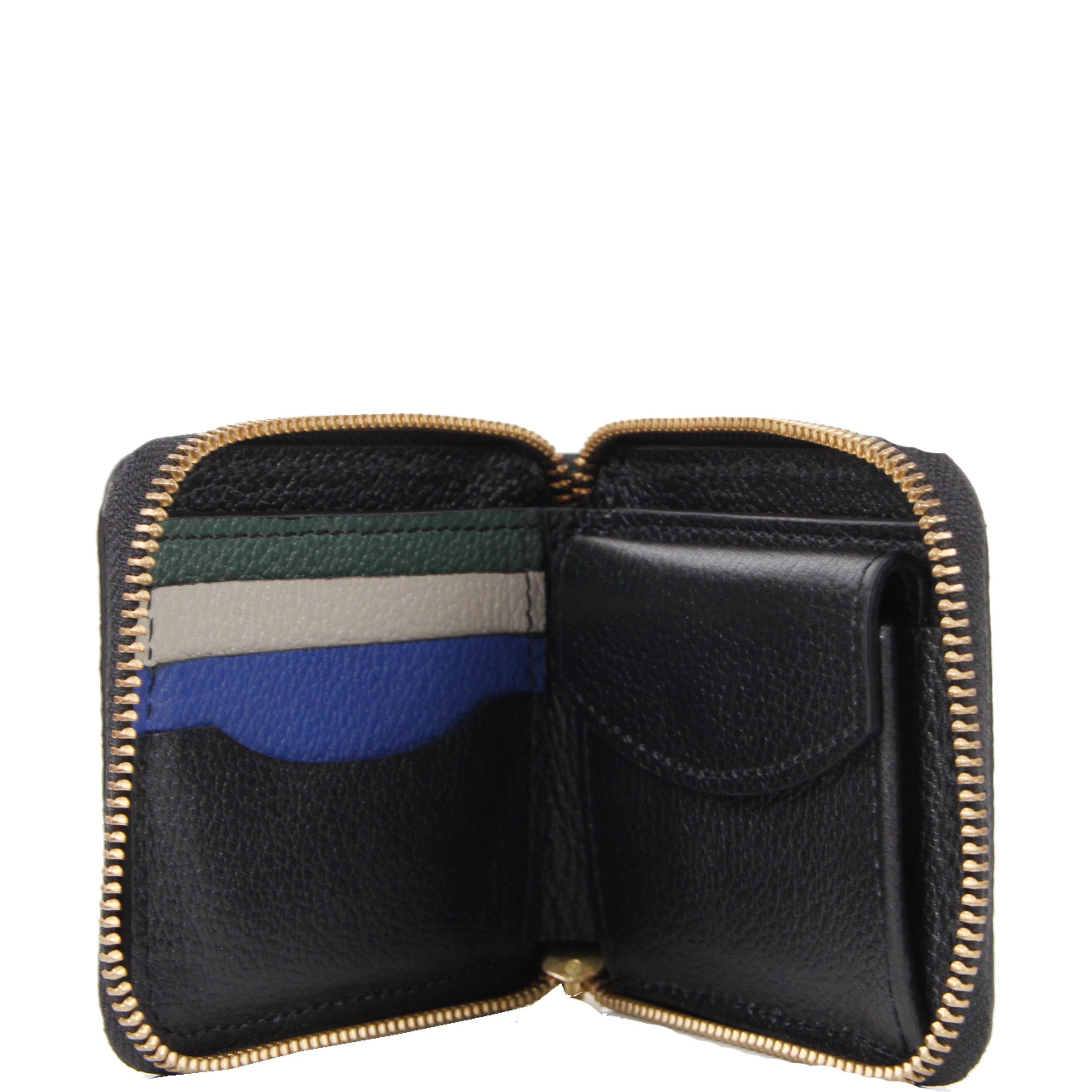 Premium Men's Fritz Wallet - Slim RFID Blocking Leather Bifold Wallet for Men - Black (Perfect for Everyday Carry, Travel & Business)