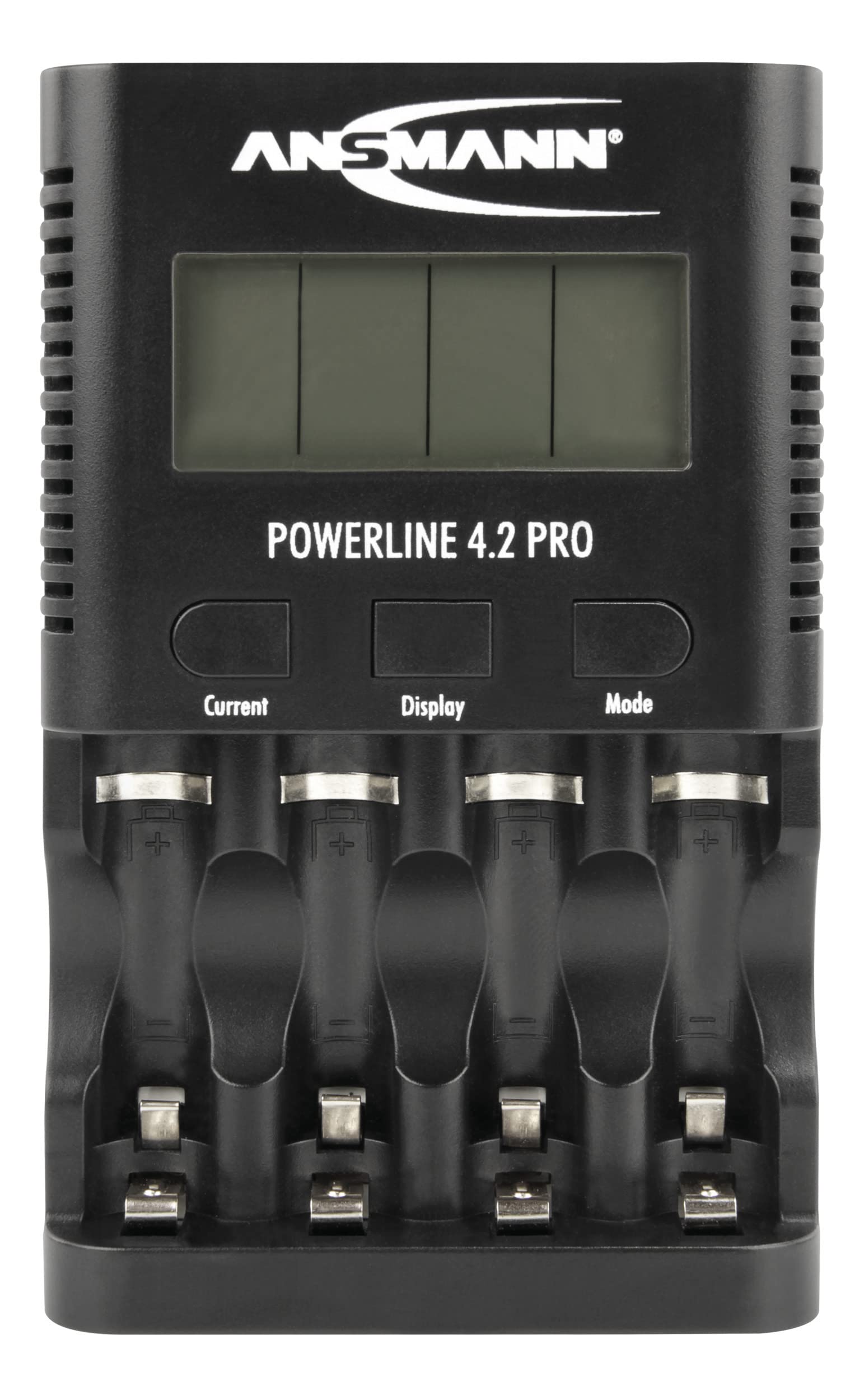Ansmann Powerline 4.2 Pro AA AAA Battery Charger with USB Port - Fast Charging for Rechargeable Batteries - Perfect for Cameras, Toys, and Electronic Devices