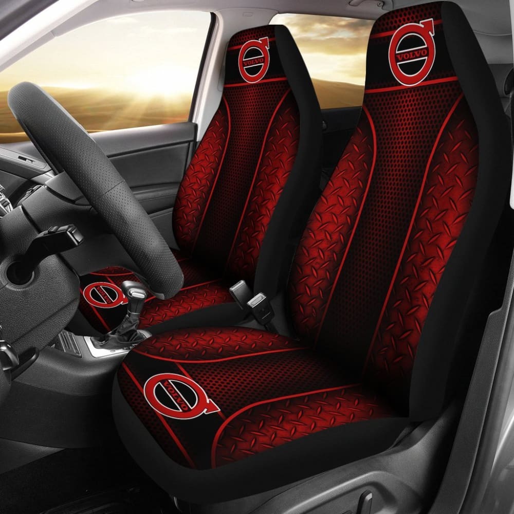 Volvo Front Seat Covers - Pair of 2 Premium Car Seat Protectors (Model 144627) | Perfect for Daily Commuting, Road Trips & Pet Protection