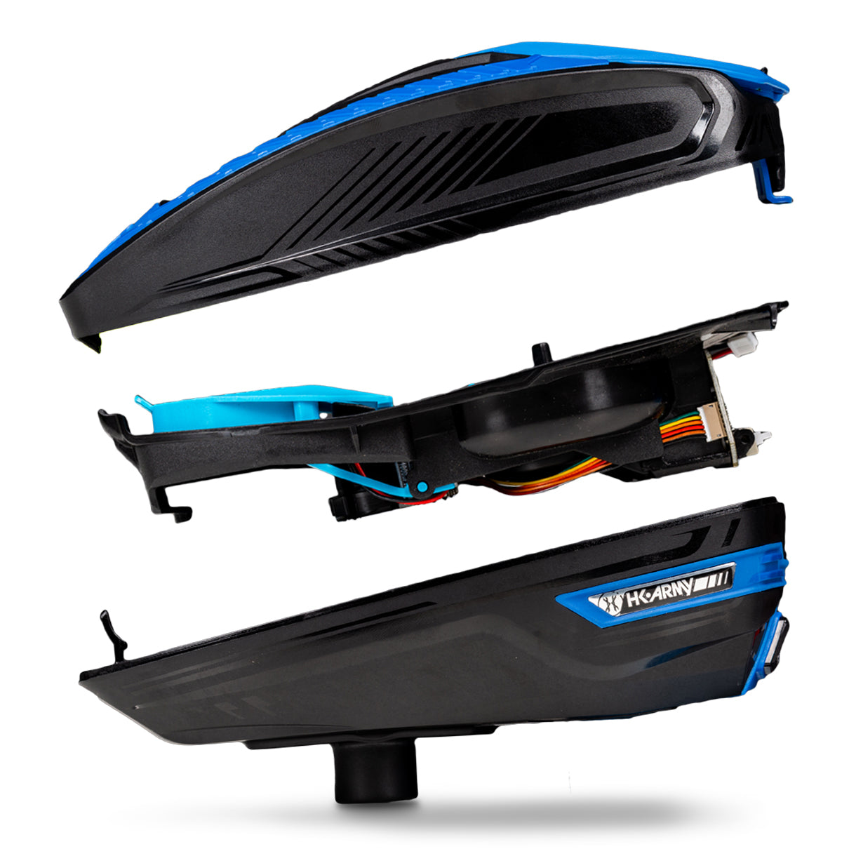 TFX 3 Loader Paintball Marker - High Performance Black & Blue Paintball Gun for Speedball & Woodsball Scenarios