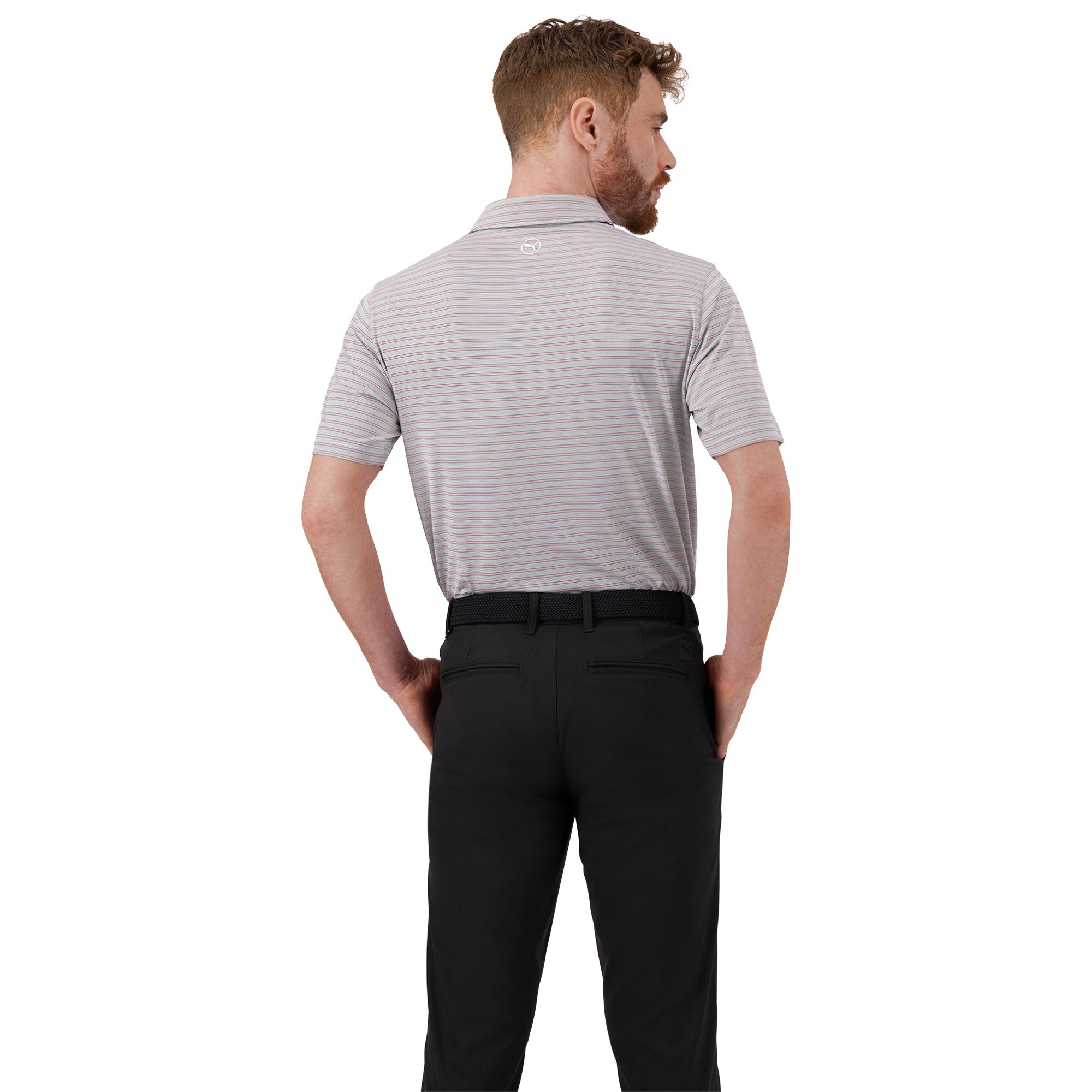 MATTR Bay Men's Golf Polo Shirt - Moisture Wicking, UV Protection & Breathable for Golf, Tennis & Outdoor Sports