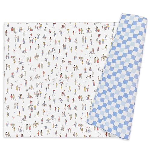 Blue Checkered / People