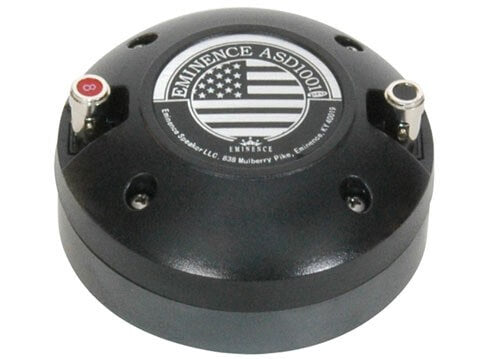 Eminence ASD 1001S 8 Ohm 50W Professional Screw-On Compression Driver for PA Systems, Live Sound & Studio Recording