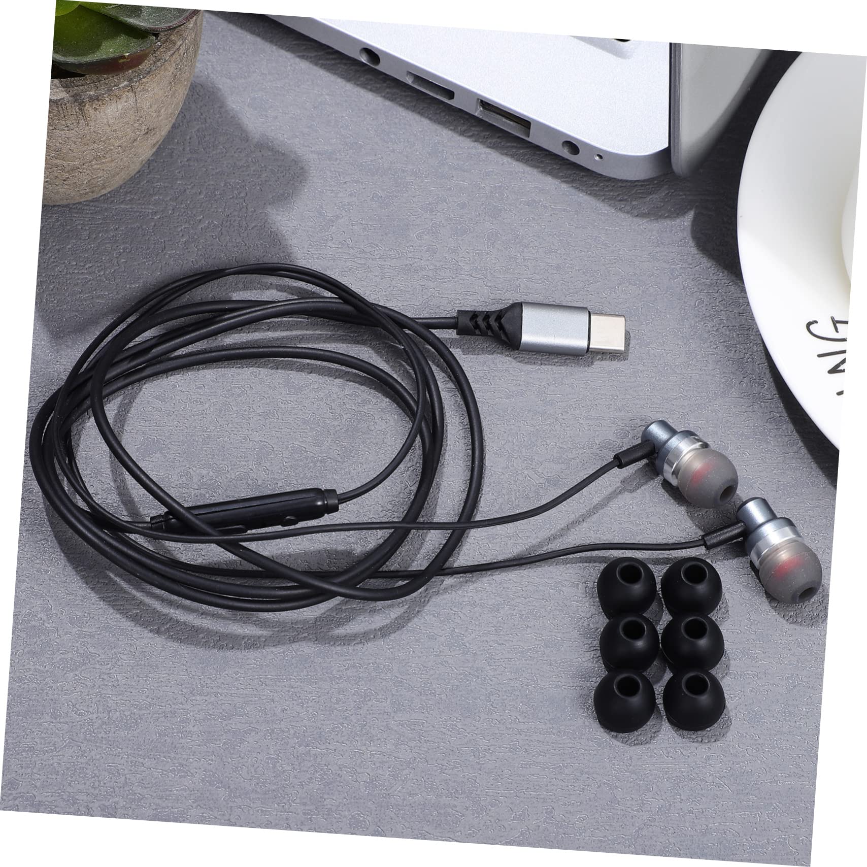UKCOCO 2 Pack Noise Cancelling Wired Headphones with Earplugs - Comfortable Earbuds for Work, Study, Travel & Gym | Perfect for Office, Commuting & Workout Sessions