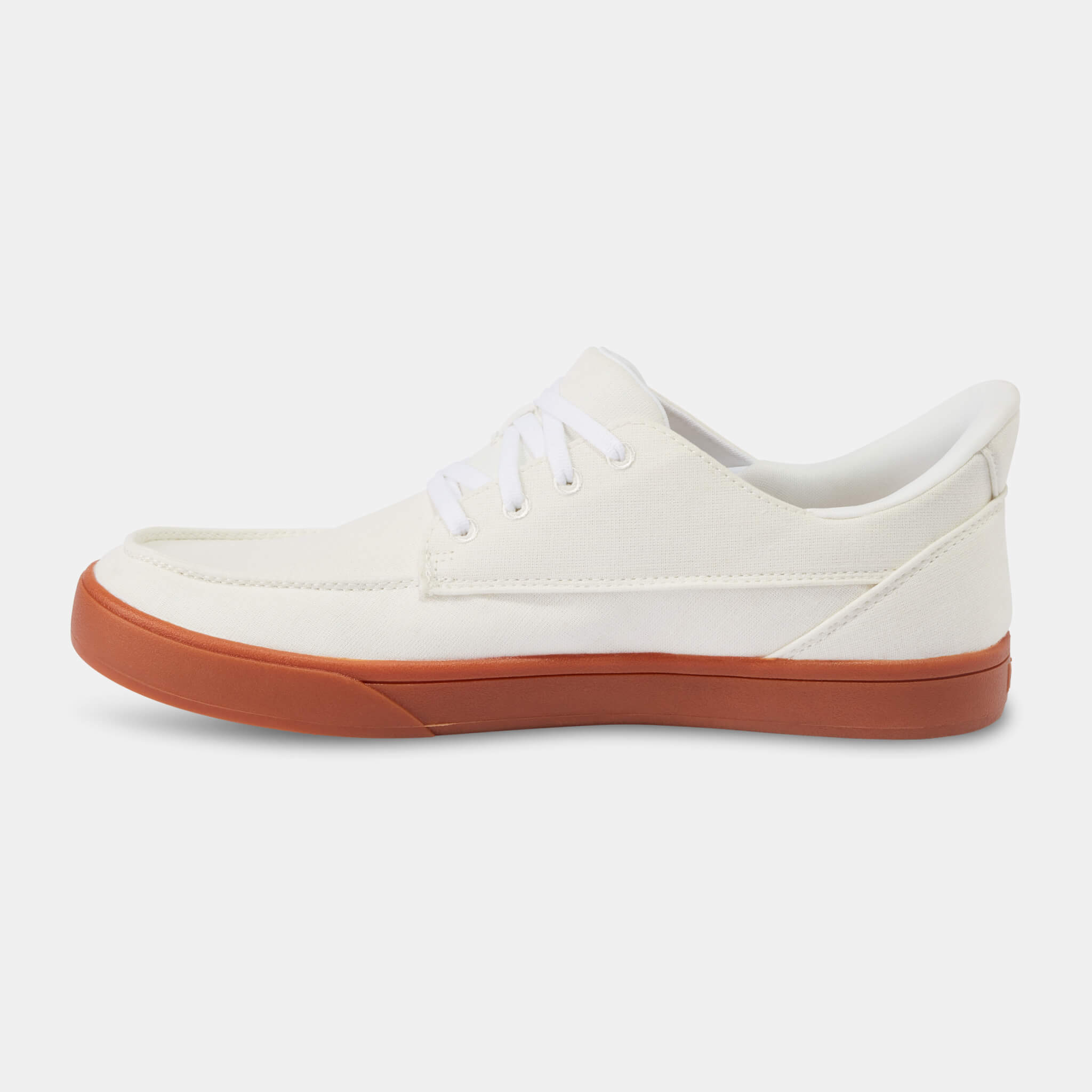 Porto Men's Casual Sneakers - Pristine White & Gum Sole | Comfortable Walking Shoes for Men | Perfect for Daily Wear, Gym & Outdoor Activities