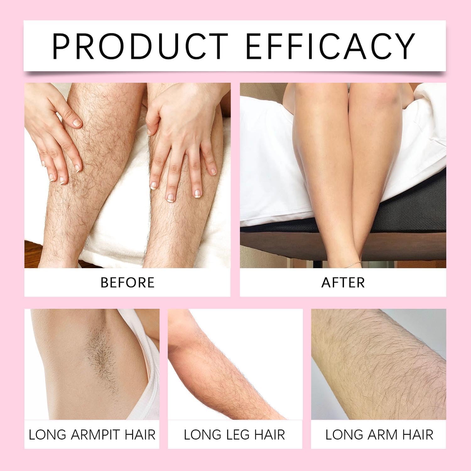 Gentle Dainty Hair Removal Spray - Moisturizing Depilatory for Legs, Armpits & Arms | Painless & Smooth Skin | Perfect for Summer, Beach & Special Occasions