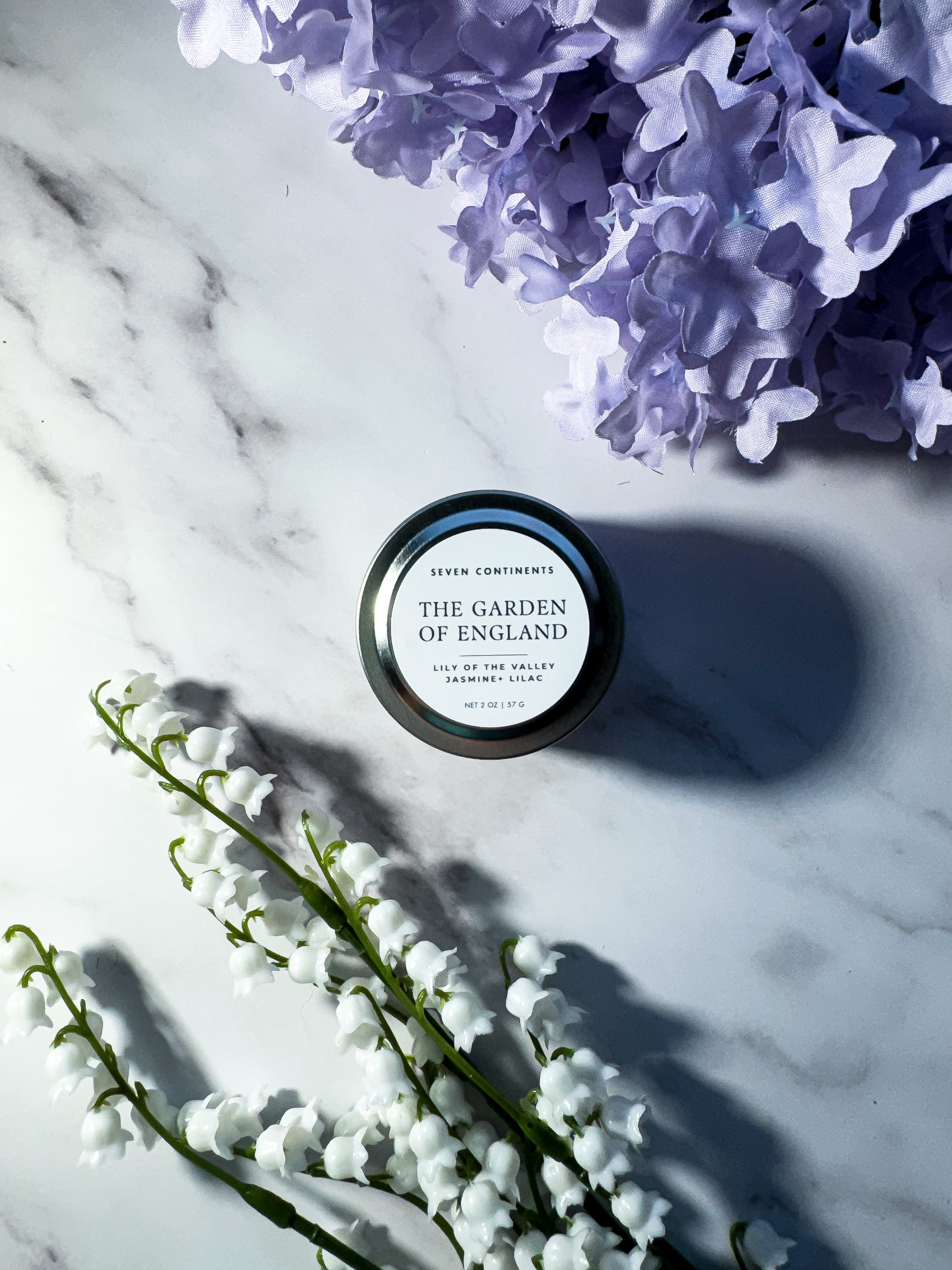 Premium Soy Wax Mini Candles - The Garden of England Scent - Handmade Eco-Friendly Candles for Home, Spa & Romantic Ambiance