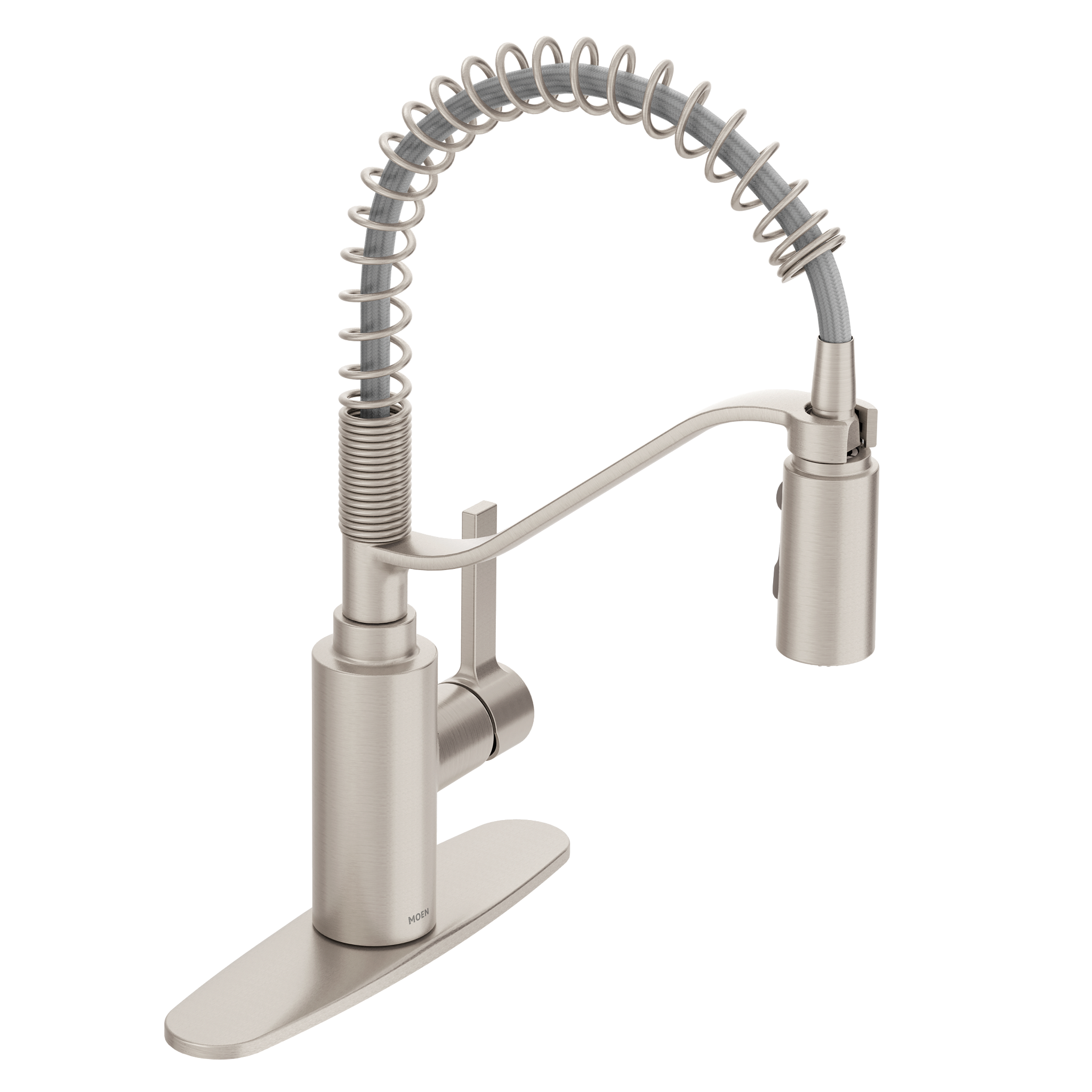 Genta LX One Handle Pull Down Kitchen Faucet with Pre-Rinse Sprayer - High Arc Modern Design for Easy Dishwashing and Sink Cleaning