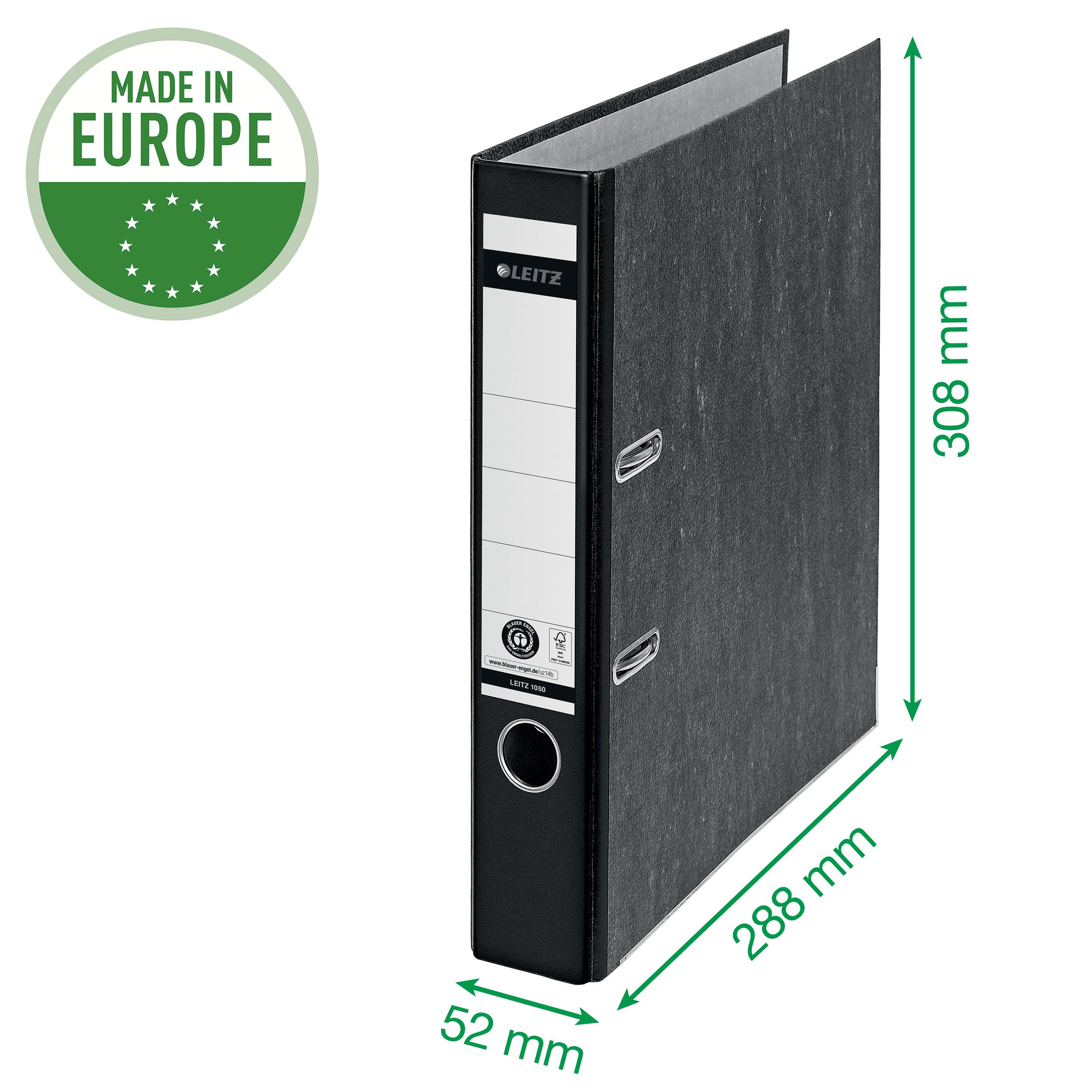 Leitz 180° Slim Red Document Folder - Premium Quality File Organizer for Office, School & Home Use