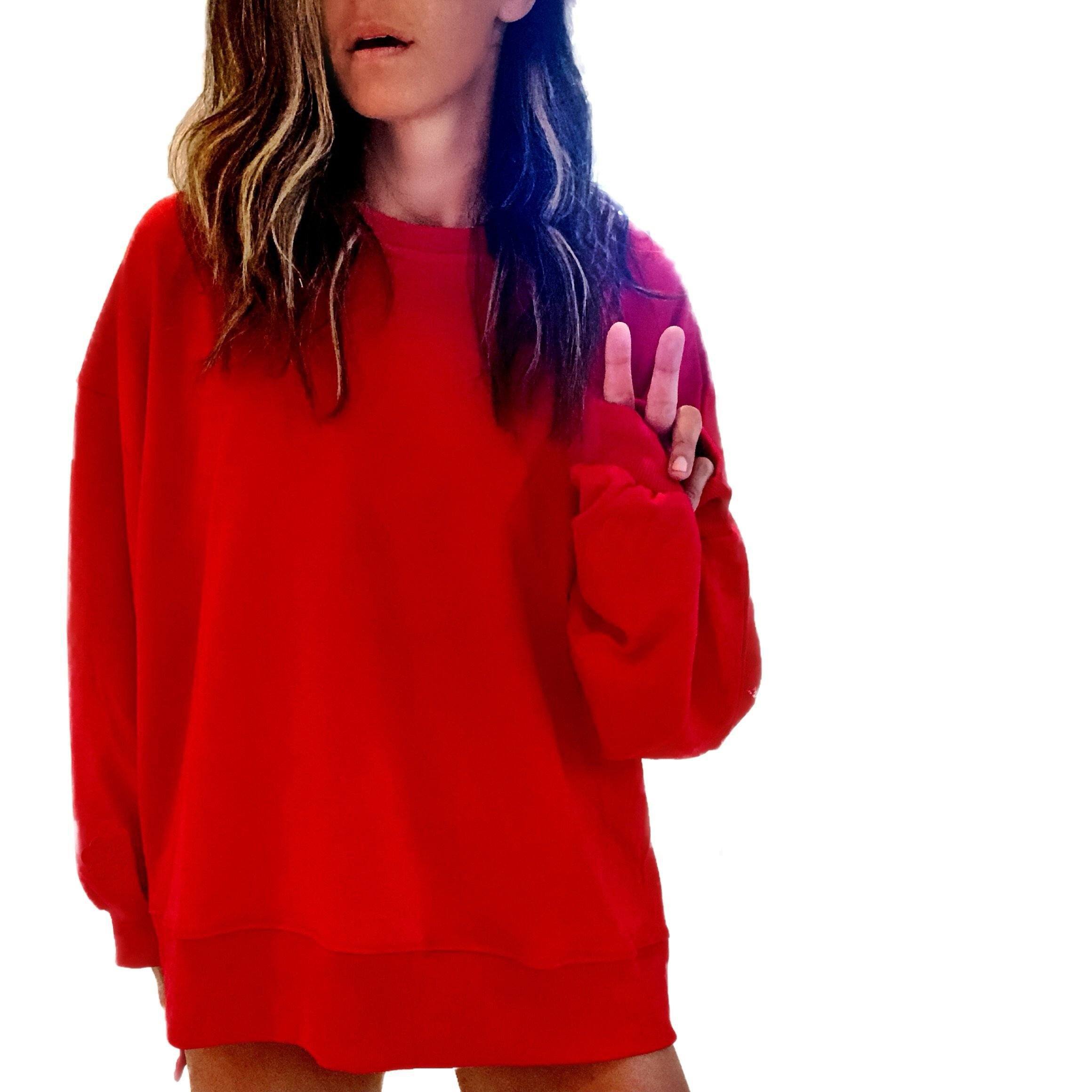 Anti Social Painted Sweatshirt - Trendy Oversized Hoodie for Streetwear & Casual Outfits | Perfect for Urban Fashion & Loungewear