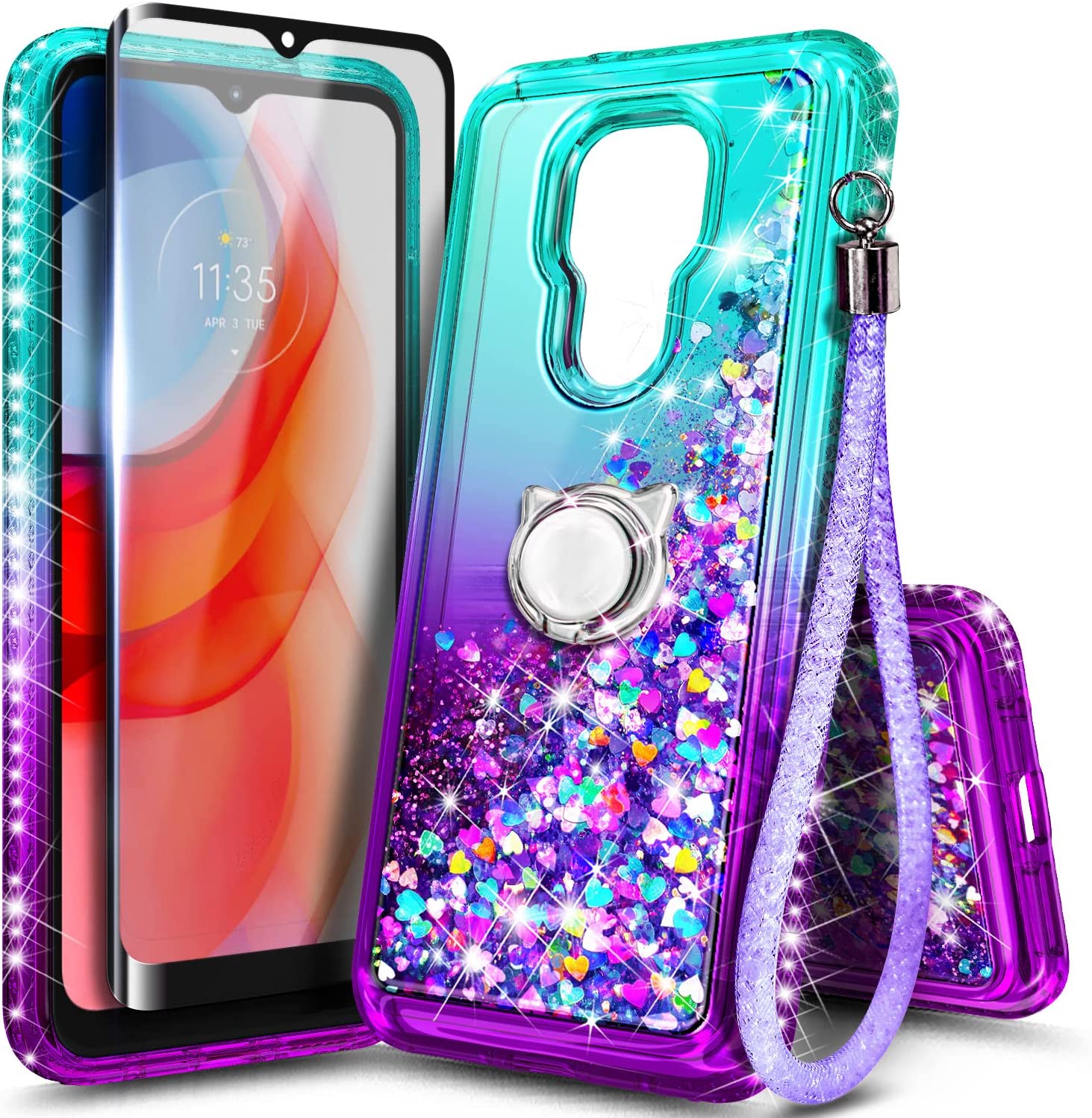 Aqua/Purple