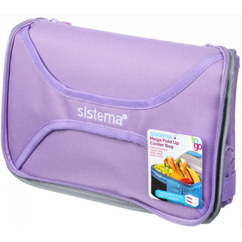 Sistema Mega Fold Up Cooler Bag TO GO™ - Insulated Picnic Lunch Box for Camping, Beach, Travel & Outdoor Adventures