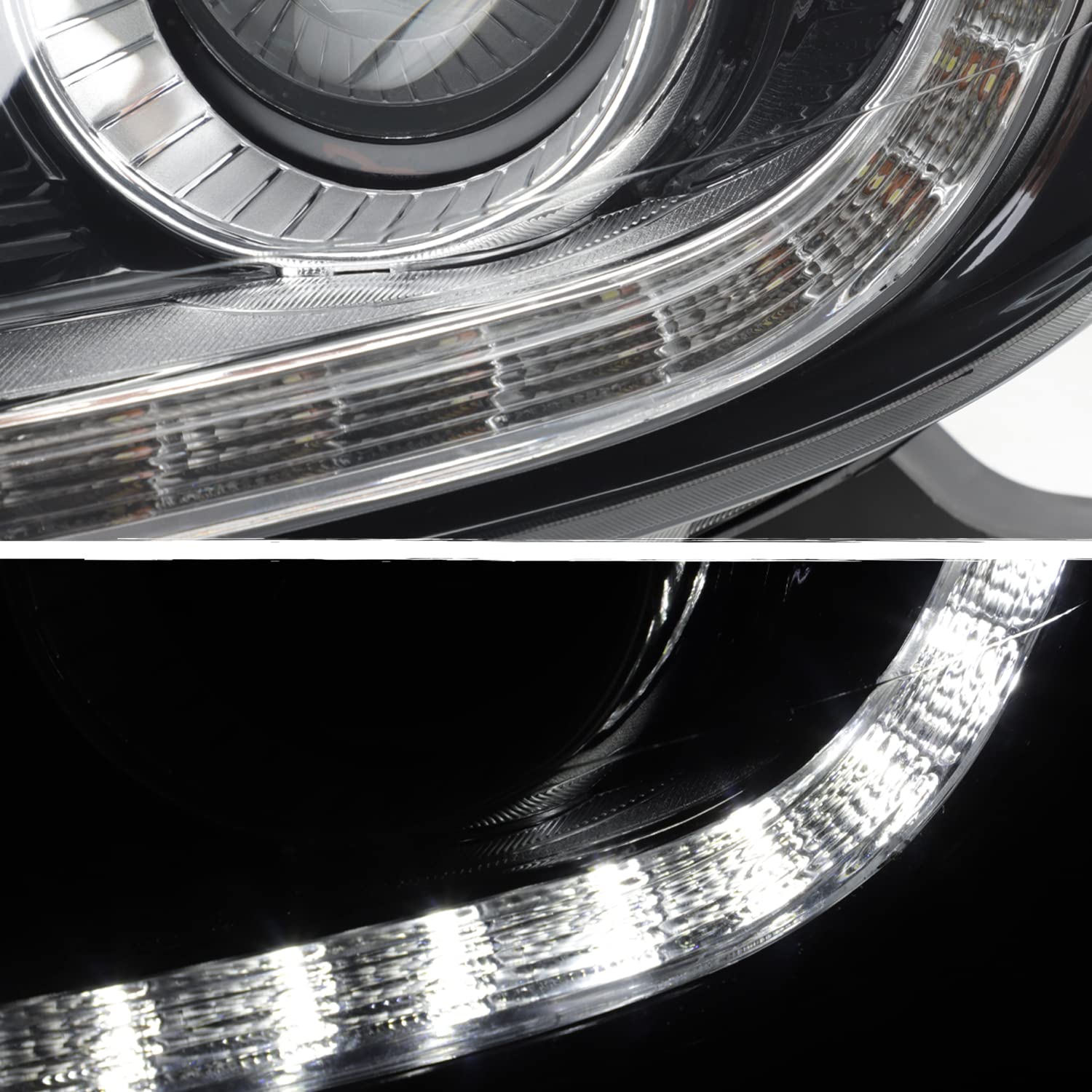 AKKON LED Projector Headlights for 2017-2022 Chevy Trax - Factory Style Replacement with DRL - Left Driver Side Headlamp - Perfect for Night Driving & Enhanced Visibility