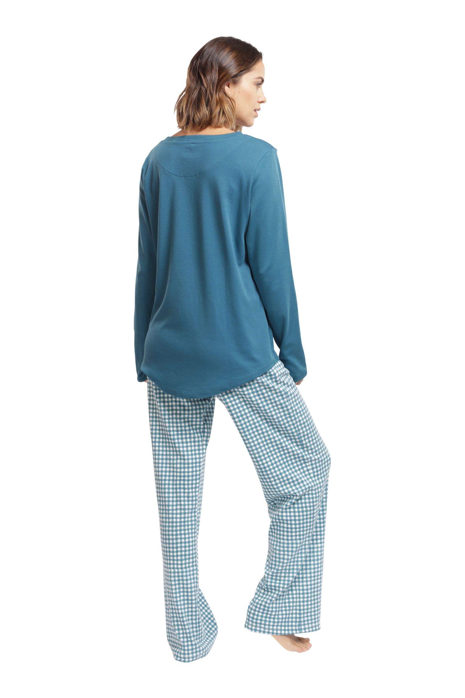 Premium Pima Cotton Women's Pajama Set - Ultra Soft Sleepwear for Women - Lounge & Sleep Comfort - Perfect for Weekend Relaxation, Nighttime Comfort and Cozy Evenings at Home