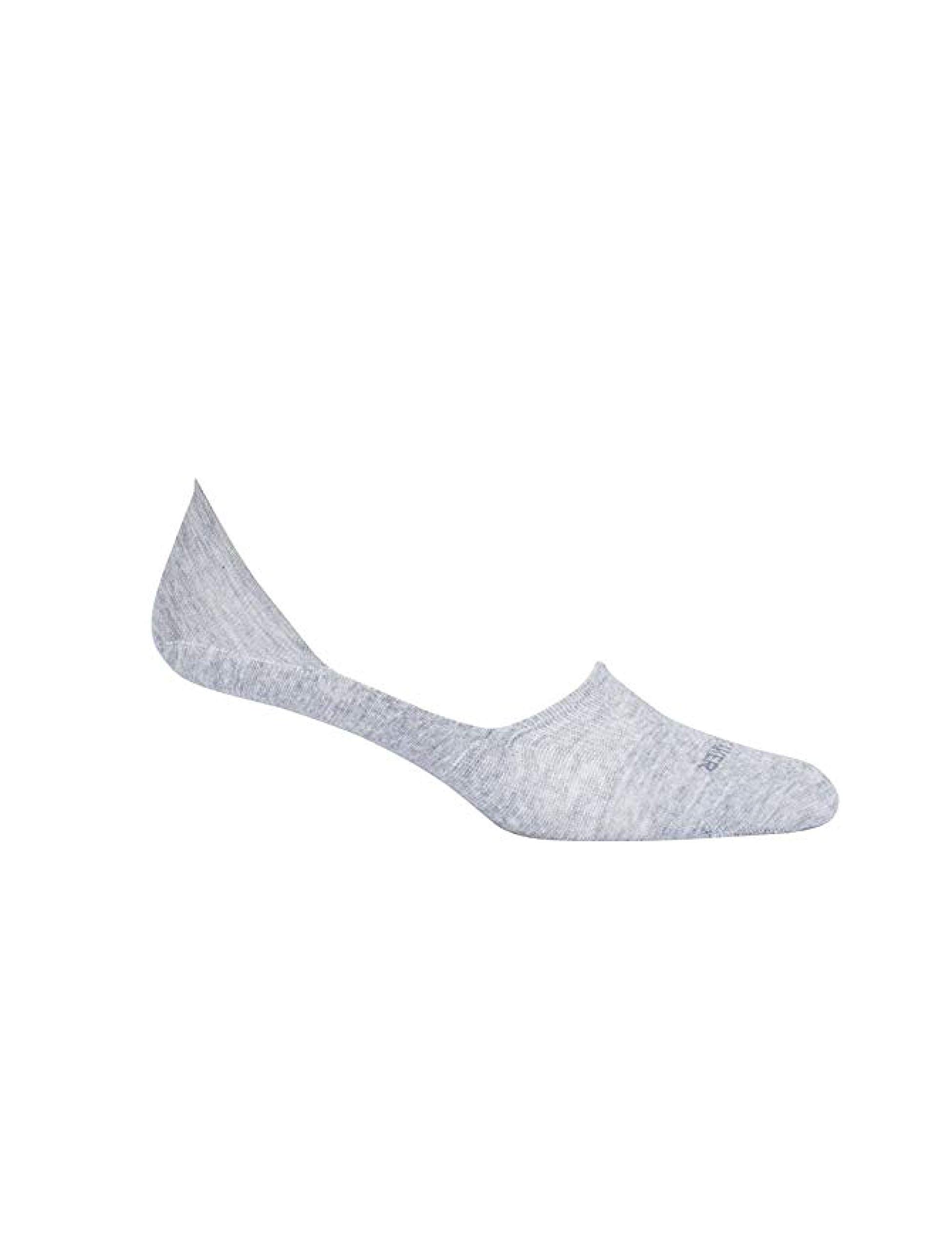 Women's Ultra Light No Show Socks - Medium Blizzard HTHR for Running & Workouts