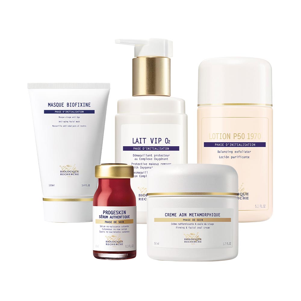 Anti-Aging Skincare Starter Kit - 5-Piece Set for Wrinkles & Fine Lines | Daily Face Care Routine for Youthful Glow