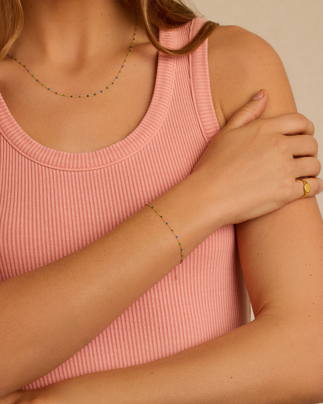 Elegant Capri Bracelet for Women - Adjustable Beaded Wristband for Casual & Formal Wear - Perfect for Parties, Weddings & Everyday Accessories