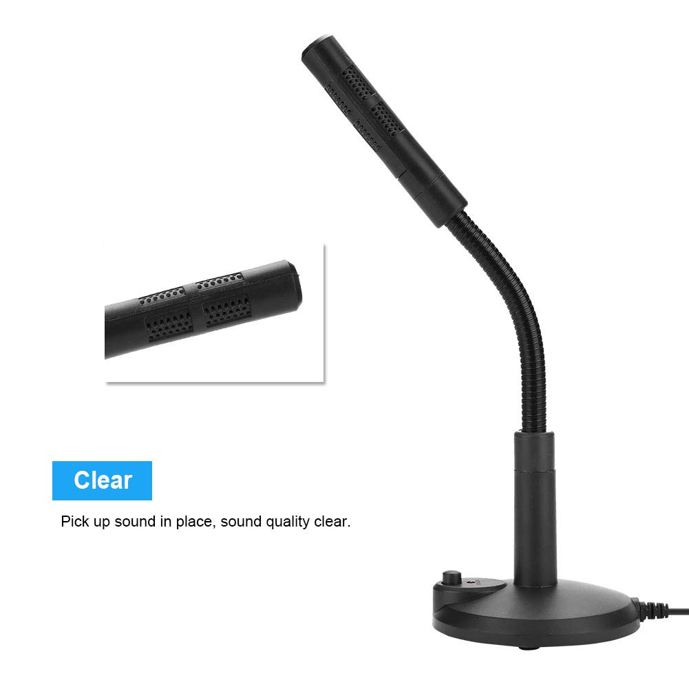 Professional USB Microphone for PC & Computer - Omnidirectional Plug & Play Condenser Mic for Recording, Podcasting, Gaming, Zoom Calls & Online Chatting - Perfect for Home Office, Streaming & Voiceovers