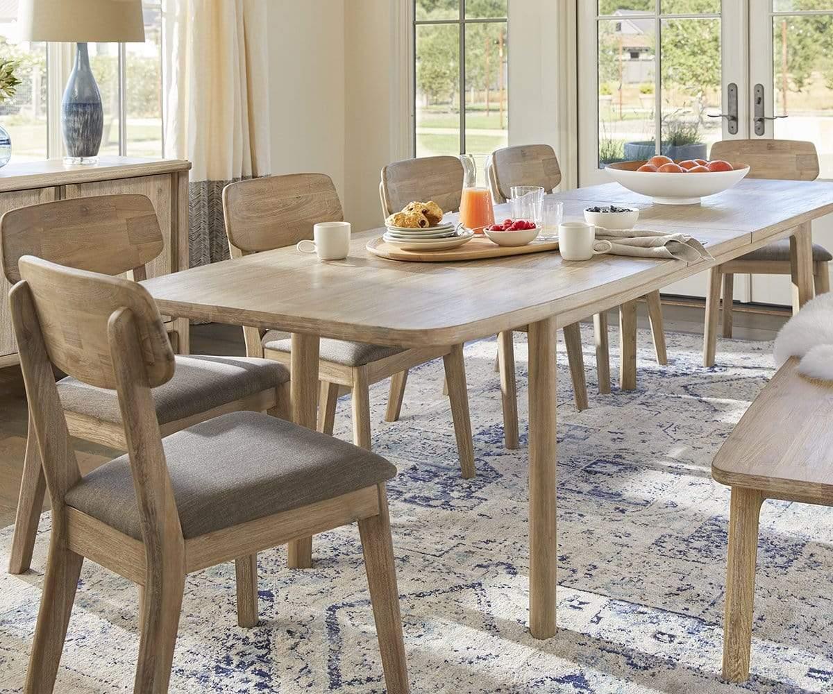 Eckler Modern Dining Chair - Sturdy Wooden Kitchen Chair with Padded Seat - Perfect for Dining Room, Kitchen, and Breakfast Nook