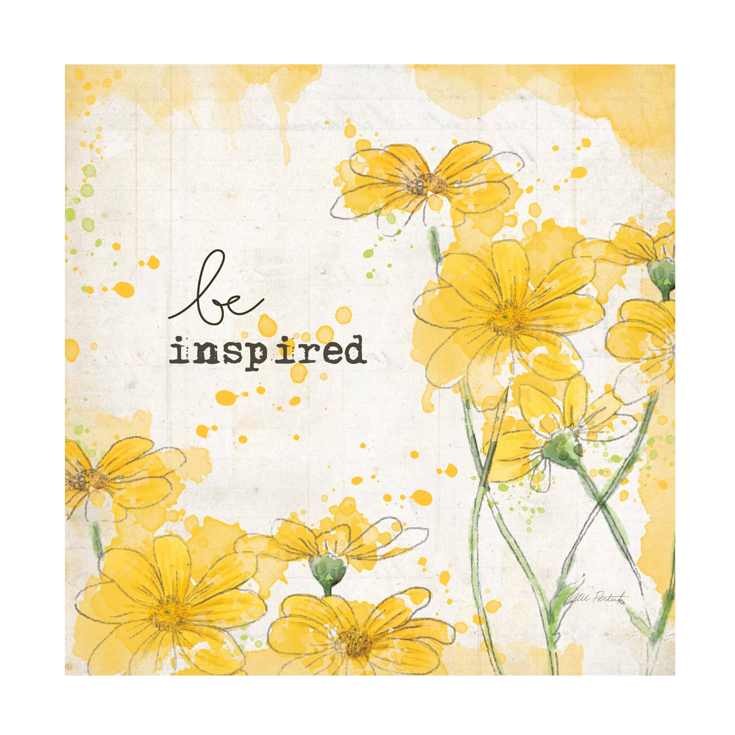 Trademark Fine Art 'You Shine II' Canvas Wall Art by Katie Pertiet - Modern Home Decor for Living Room, Bedroom & Office