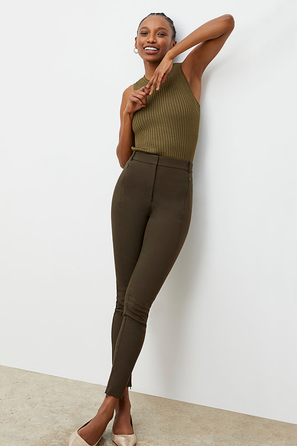 Curie Pant PowerStretch Pro - High-Performance Stretch Pants for Women in Dark Olive | Perfect for Yoga, Hiking & Outdoor Activities