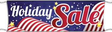 Large Outdoor Banner for Holiday Sales - Patriotic Themed | Perfect for Independence Day, Memorial Day & Outdoor Events