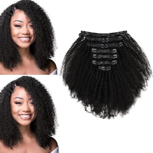 Pu Clip- Nature Black(Afro Curly)