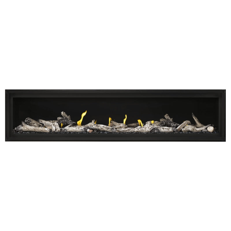 Napoleon Luxuria 74 Linear Direct Vent Gas Fireplace - LVX74NX | Modern Home Heating Solution for Living Rooms & Patios