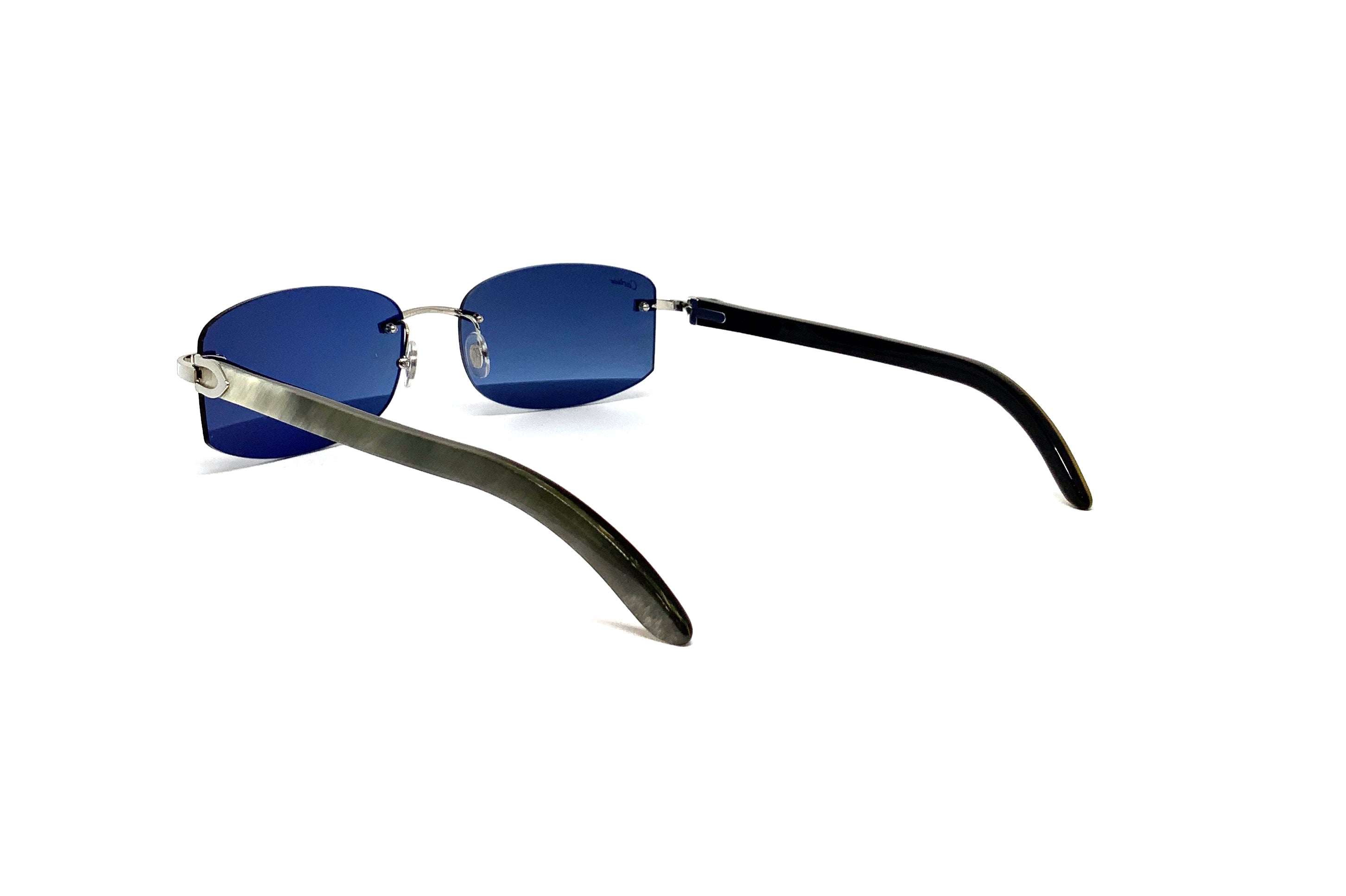 Cartier C Décor CT0031RS Buffalo Horn Sunglasses - Luxury Designer Shades for Men & Women - Perfect for Outdoor Activities, Travel & Fashion Accessories