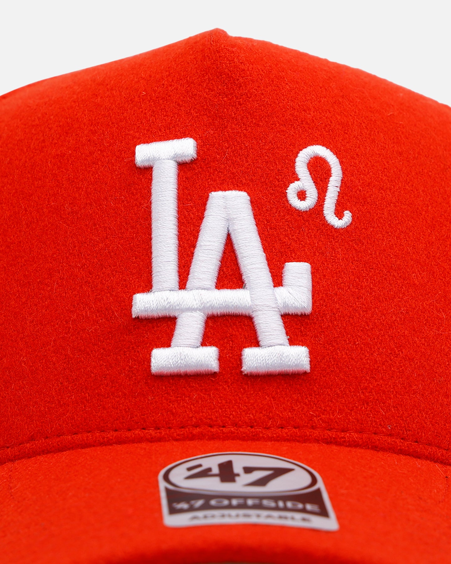 47 Brand Los Angeles Dodgers 'Zodiac' Leo 47 Offside Snapback Hat - Orange Baseball Cap for Men & Women - Perfect for Games, Fan Gear, and Streetwear Fashion