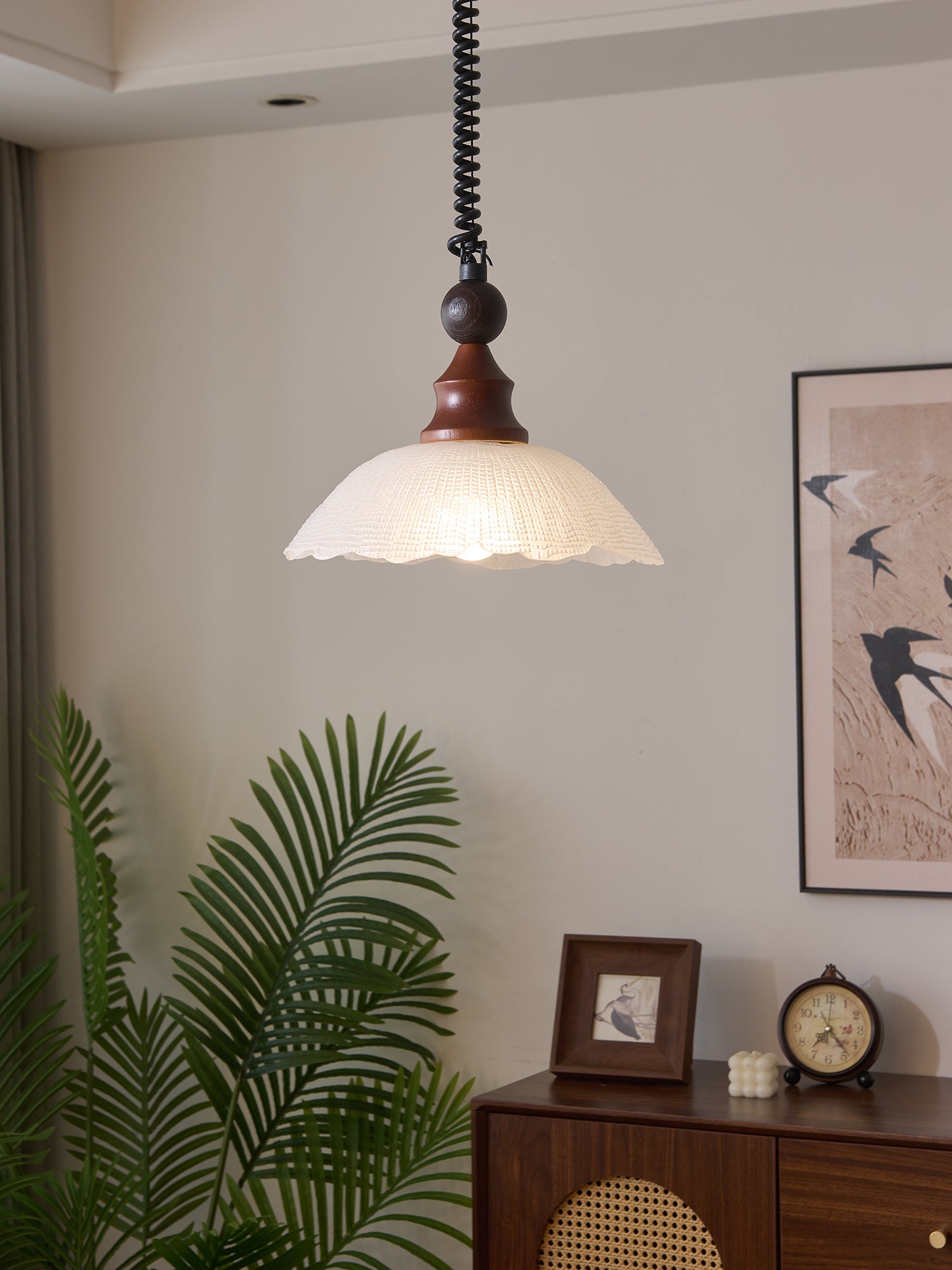 Monet Pendant Lamp - Modern Glass Ceiling Light Fixture for Dining Room, Kitchen & Living Room | Elegant Hanging Chandelier for Home Decor