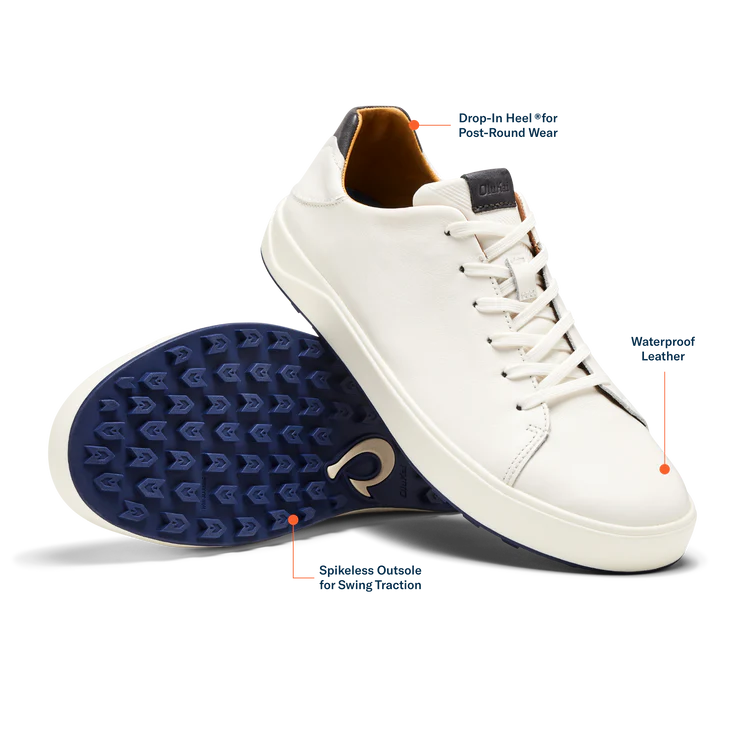Olukai Waialae Off-White Men's Sandals - Comfortable & Stylish Beach & Casual Wear for Summer