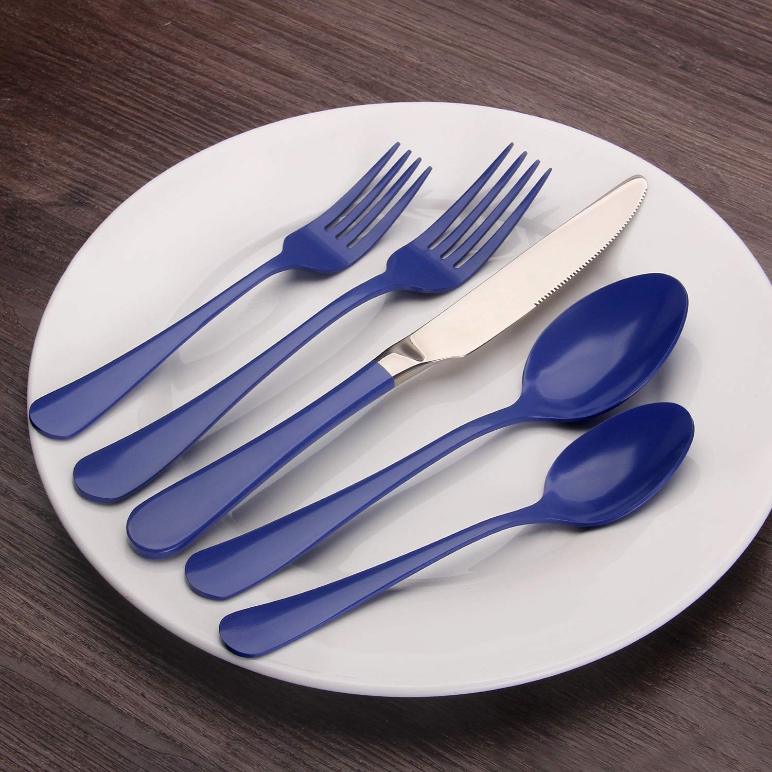 Premium Bysta 20-Piece Stainless Steel Flatware Set - Mirror Polish Silverware for 4, Dishwasher Safe Cutlery Set for Home & Restaurant Use | Elegant Dining Utensils for Dinner Parties, Weddings & Daily Meals