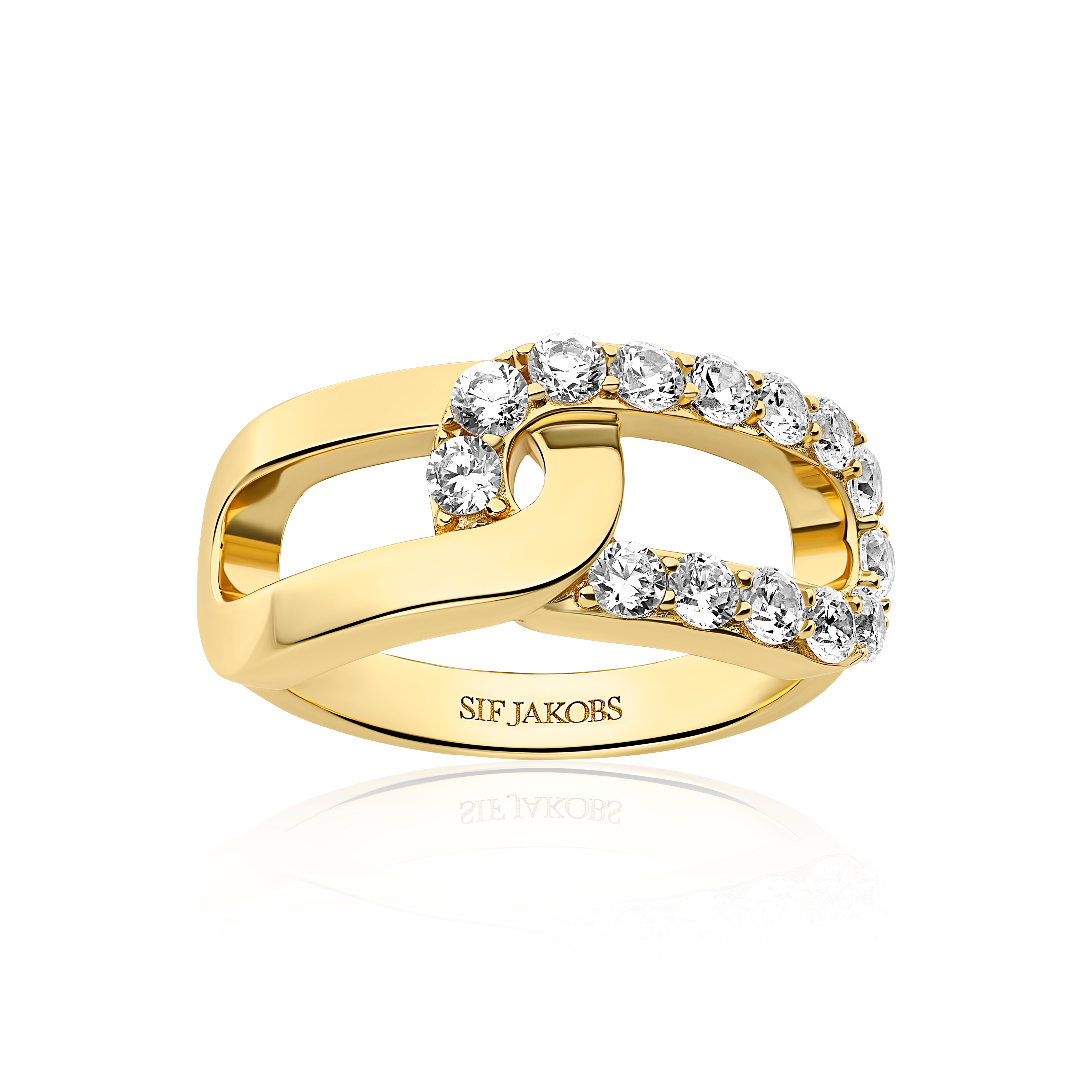 CAPIZZI DUE Ring - Elegant Sterling Silver Stackable Ring for Women | Perfect for Everyday Wear, Gift Giving & Special Occasions