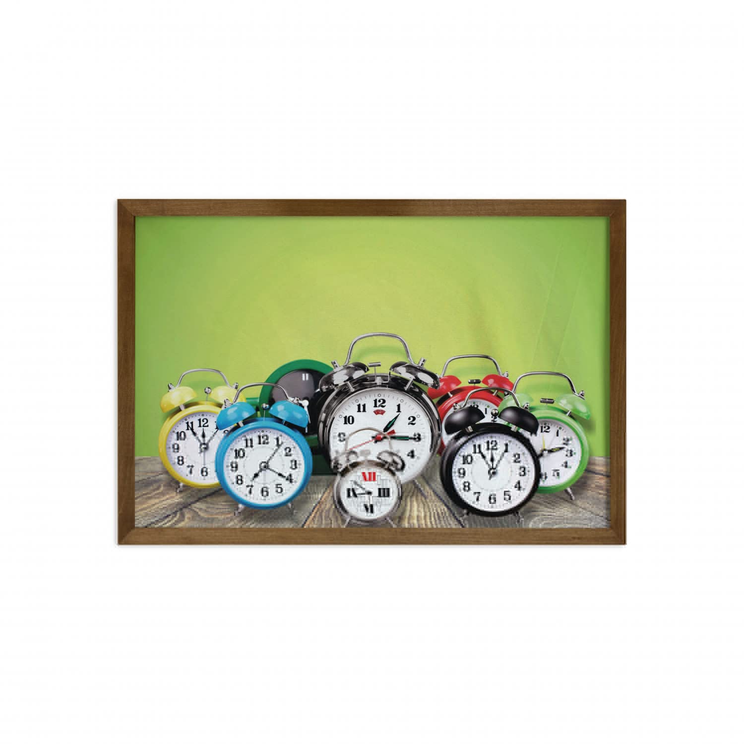 Ambesonne Vintage Alarm Clocks Wall Art - 35