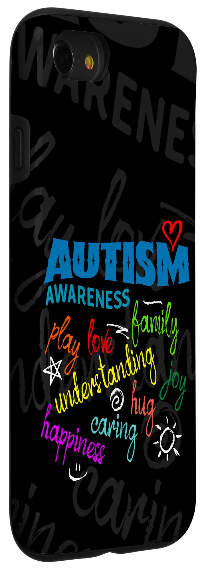 iPhone SE (2020) / 7 / 8 Autism Awareness Protective Phone Case - Durable Shockproof Cover with Slim Design - Perfect for Everyday Use, School & Autism Support Events