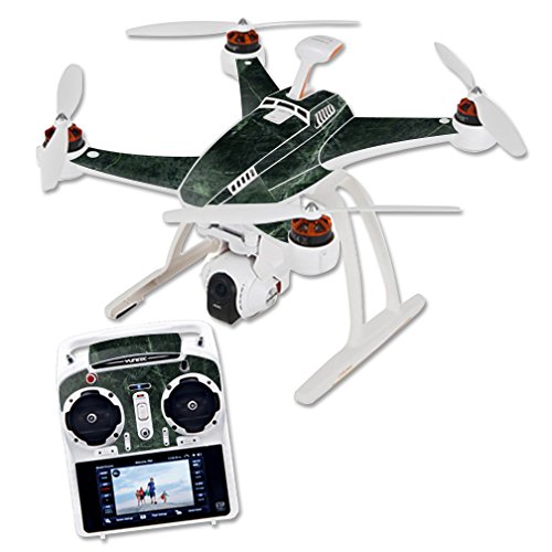 MightySkins Protective Skin Wrap for Blade Chroma Quadcopter Drone - Green Marble Design | Durable Vinyl Cover Sticker | Perfect for Outdoor Drone Protection and Customization