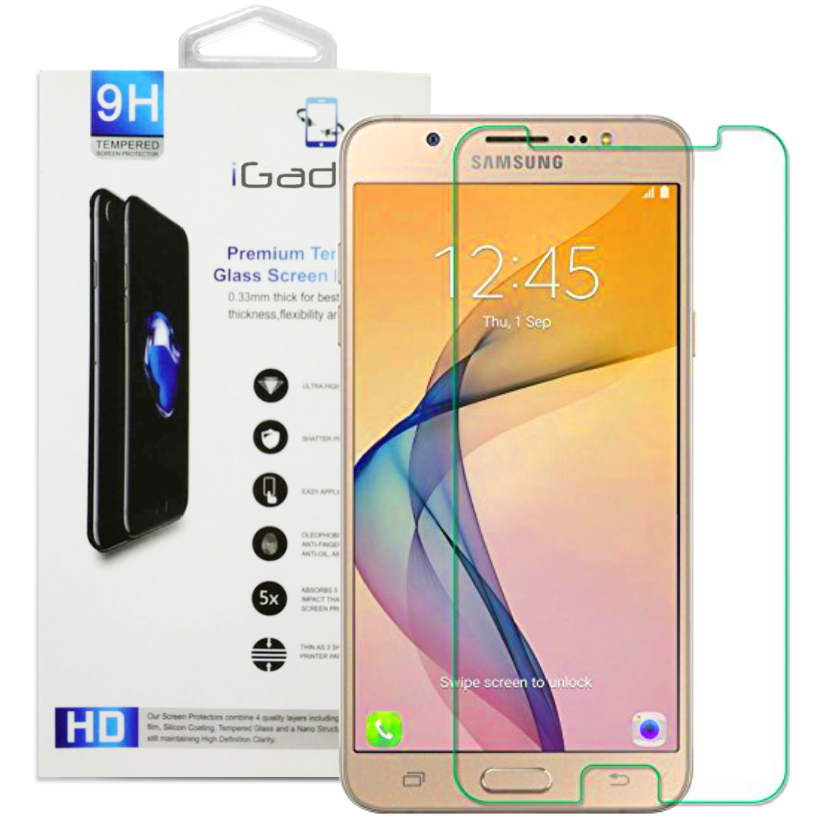 Samsung Galaxy J7 2017 Screen Protector - Case Friendly Ultra Clear Tempered Glass Shield for Scratch Protection | Perfect for Everyday Use, Travel & Outdoor Activities