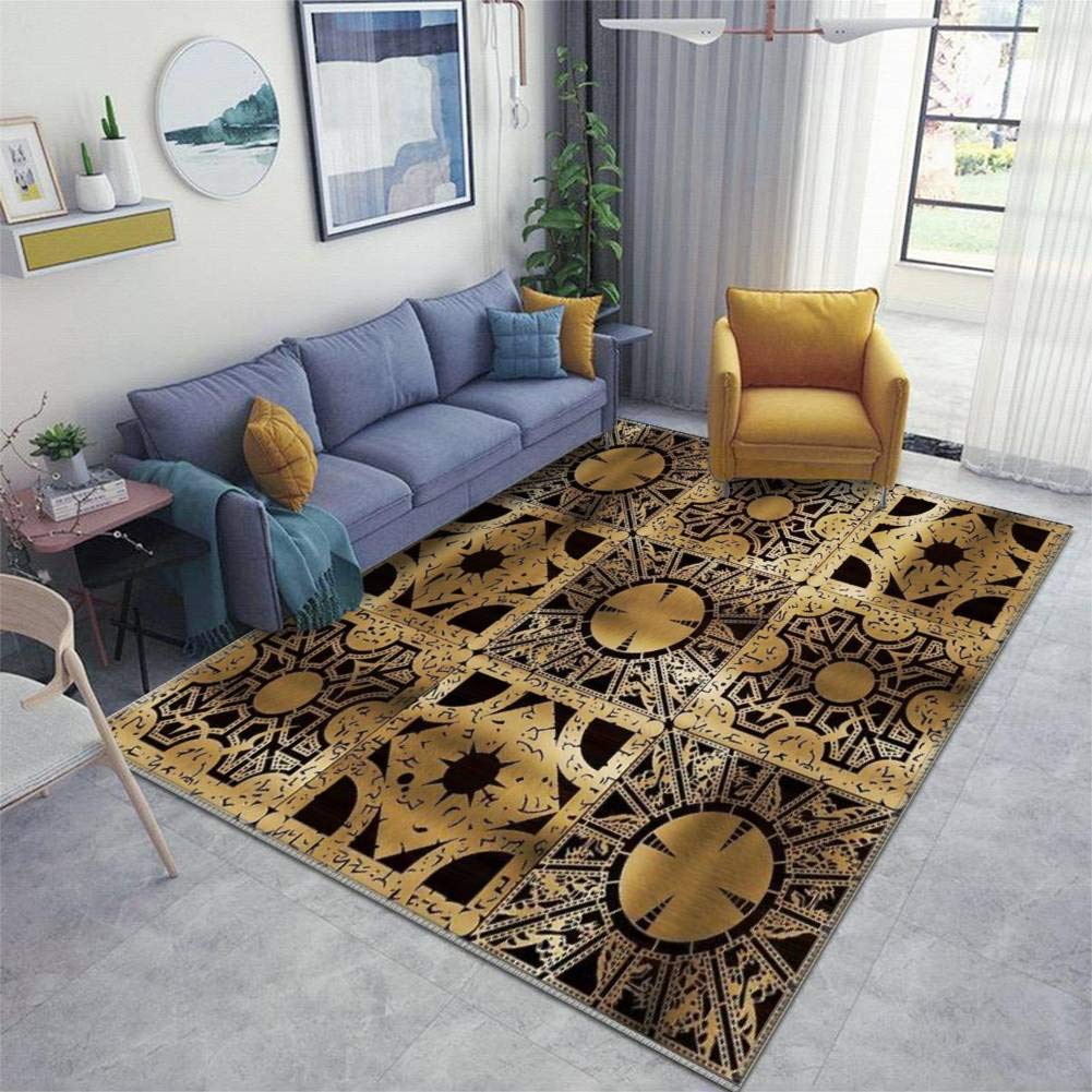 ZOANIML Non-Slip Area Rug - Soft Floor Runner Carpet for Bedroom, Living Room, Nursery | Indoor Outdoor Kids Play Mat, Yoga Mat, Home Decor (Lament Configuration Side A Design)