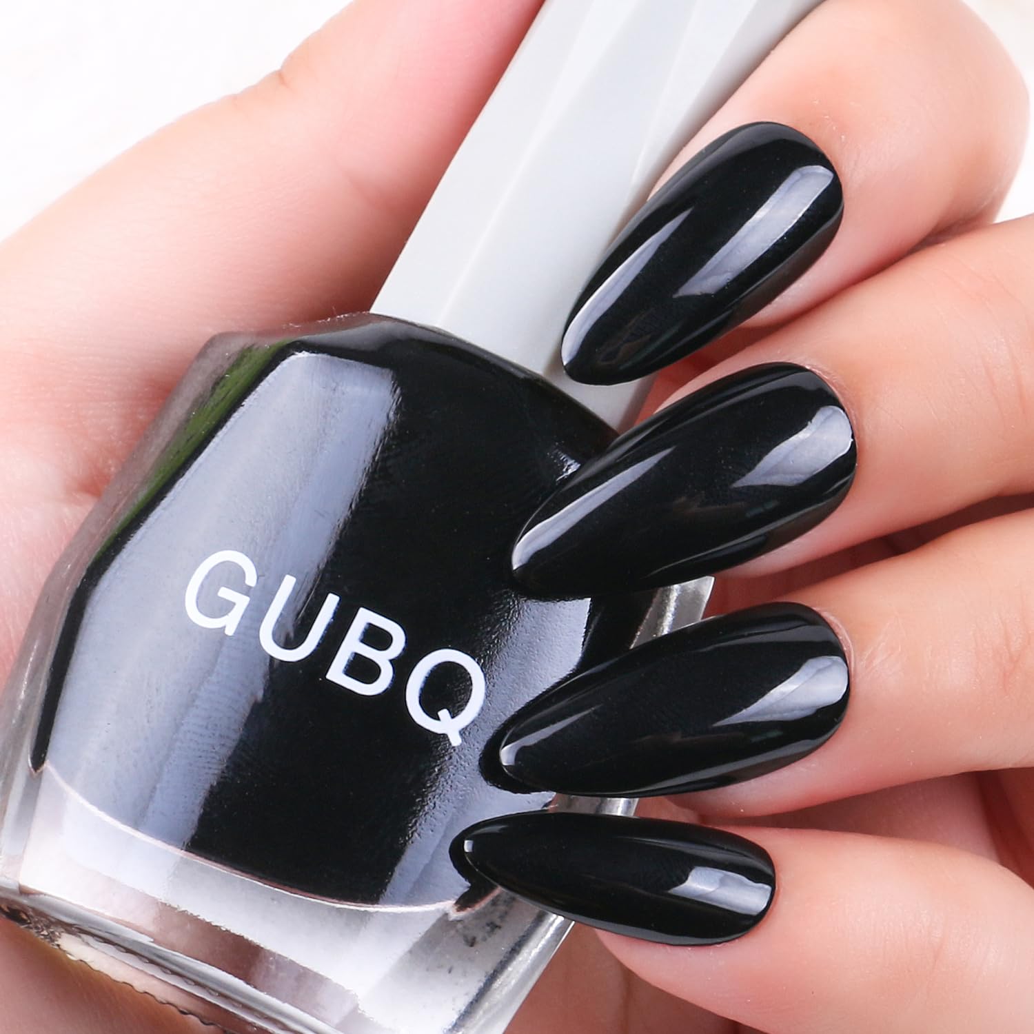 Major Dijit Quick Dry Nail Polish - 12ml/0.41oz Black Nail Lacquer | Fast Drying, Long Lasting & Chip Resistant | Professional Salon Quality | Perfect for Nail Art, Manicures & Everyday Wear