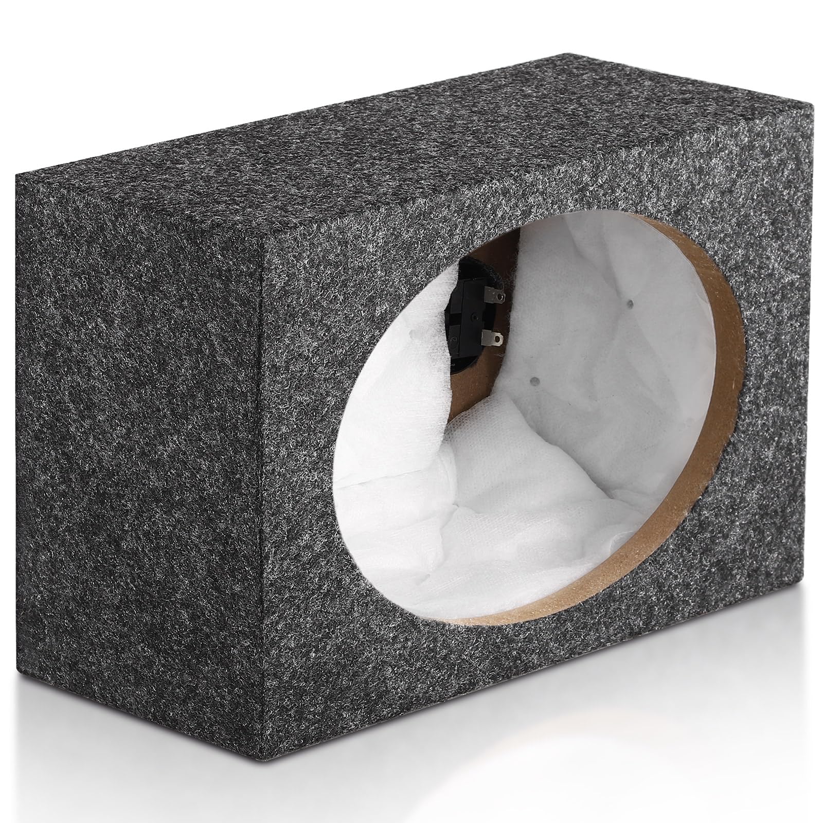 6 x 9 Inch Universal Car Audio Speaker Box Enclosure - Ported Subwoofer Box for Standard Cab Trucks & Vehicles | Enhances Bass & Sound Quality | Perfect for Car Audio Upgrades & Music Lovers