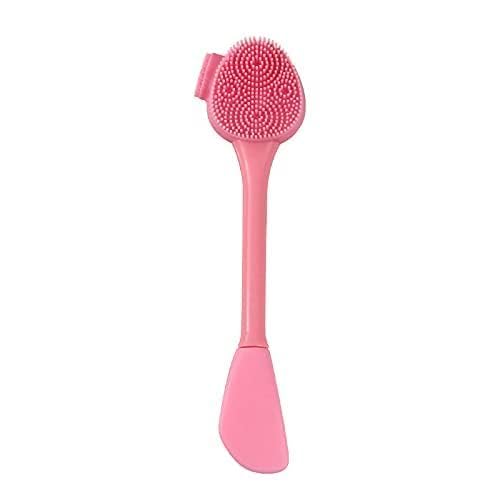 ZDQTRA Facial Cleansing Brush with Spatula - Exfoliating Scrubber for Blackhead Removal, Hairless Nose Care & Mud/Clay Mask Application - Multi-Color (Model 1) - Perfect for Spa Days & At-Home Skincare Routines