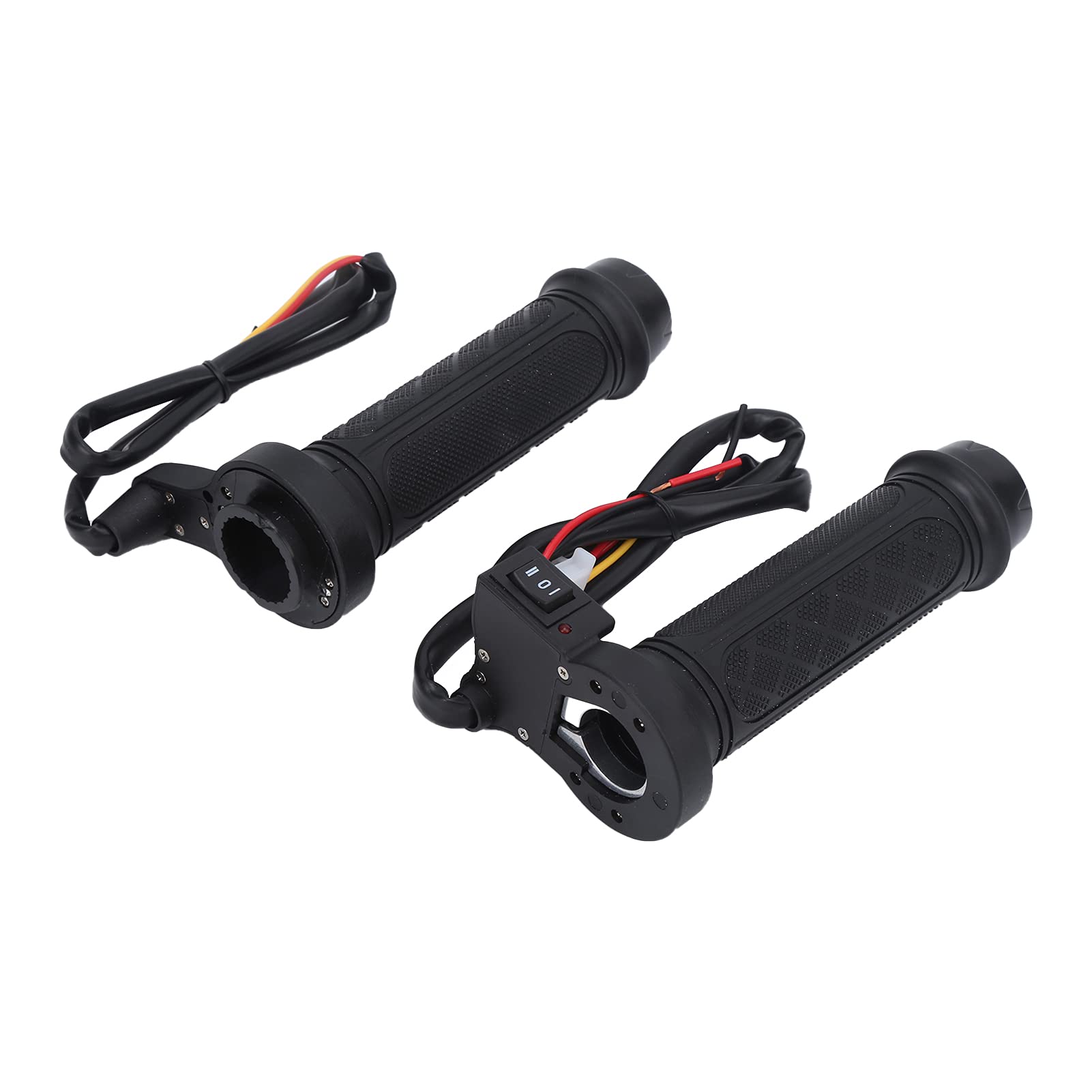 12V Motorcycle Heated Grips - Low Power 2pc Handlebar Sleeves for Winter Riding