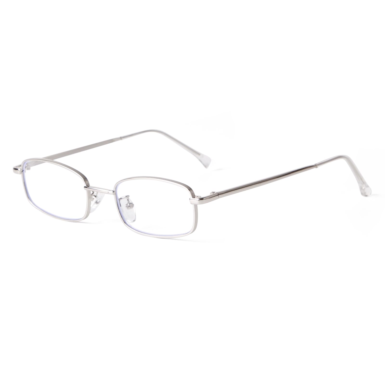 ADE WU Fashion Glasses for Women & Men - Y2K Retro Rectangle Blue Light Blocking Glasses in Gold, Silver & Black | Perfect for Office, Gaming & Screen Time Protection