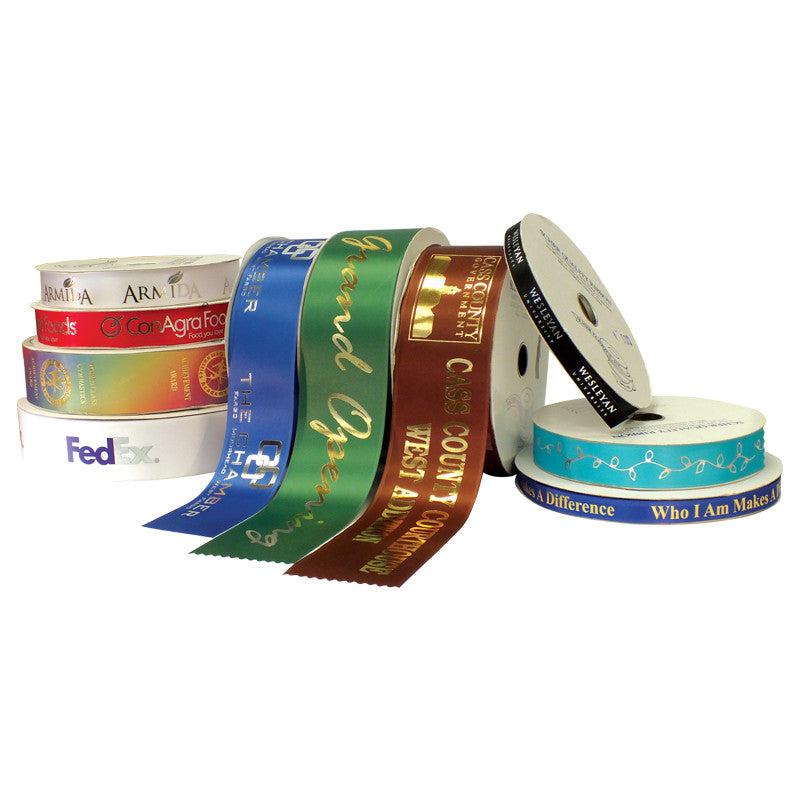 Custom Printed Roll Ribbon - Personalized Gift Wrapping Ribbons for Birthdays, Weddings & Parties - Bulk Ribbon Rolls for DIY Crafts, Gift Packaging & Decorations