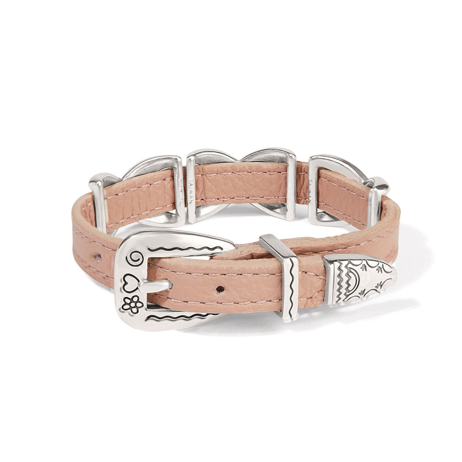 Kriss Kross Etched Bandit Bracelet for Women - Stainless Steel Adjustable Bangle - Boho Chic Jewelry for Casual Wear, Layering & Gift Giving