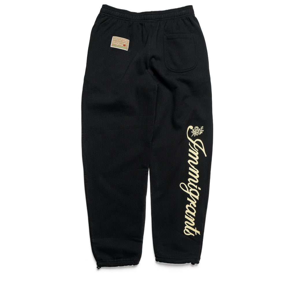 Kids of Immigrants Black Sweatpants - Comfortable Joggers for Casual Wear & Street Style