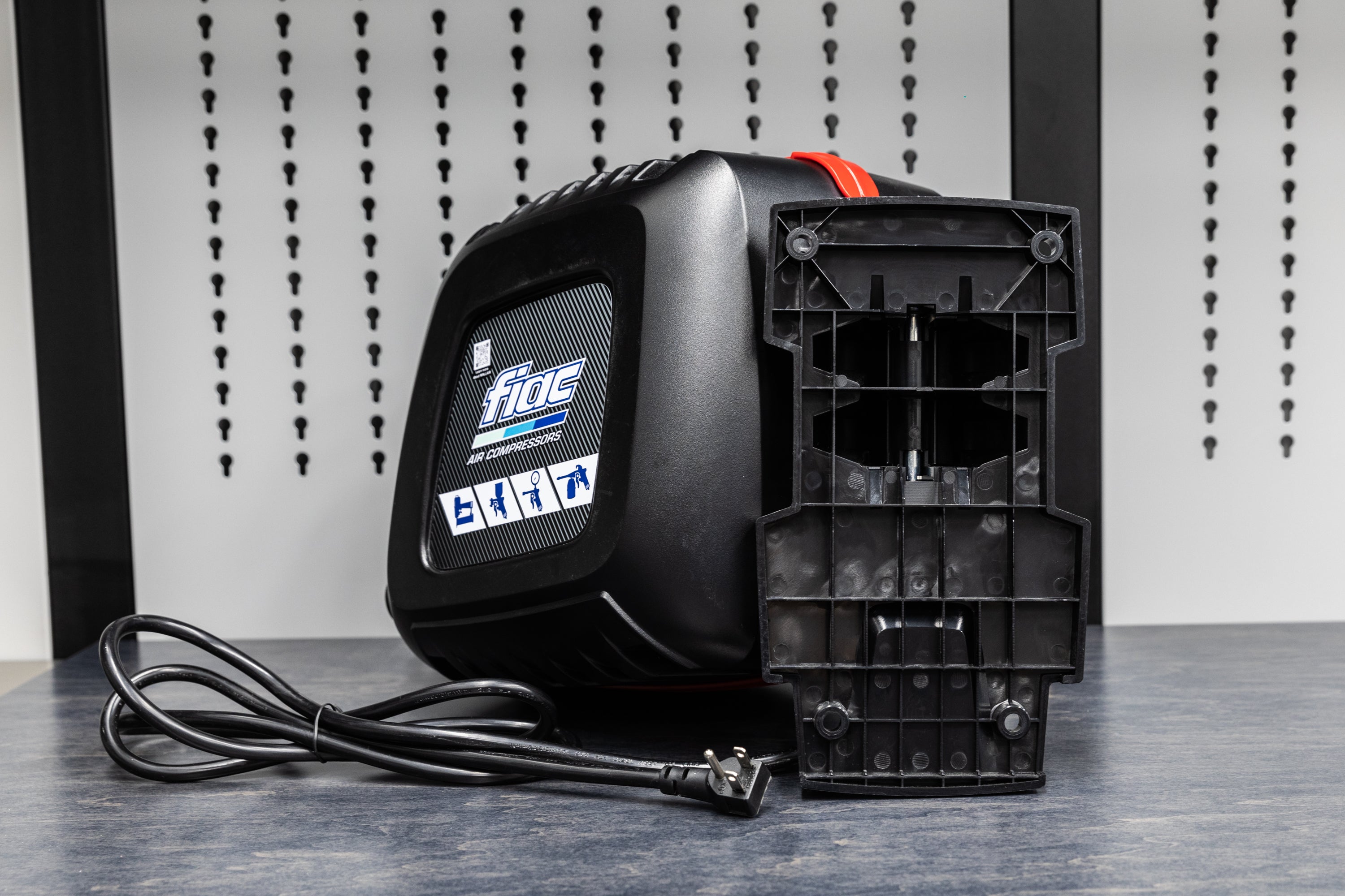 FIAC Wallair Wall Mounted Garage Air Compressor - Heavy Duty 60 Gallon Air Tank for Automotive, Woodworking & DIY Projects - Perfect for Home Garage, Workshop & Tire Inflation